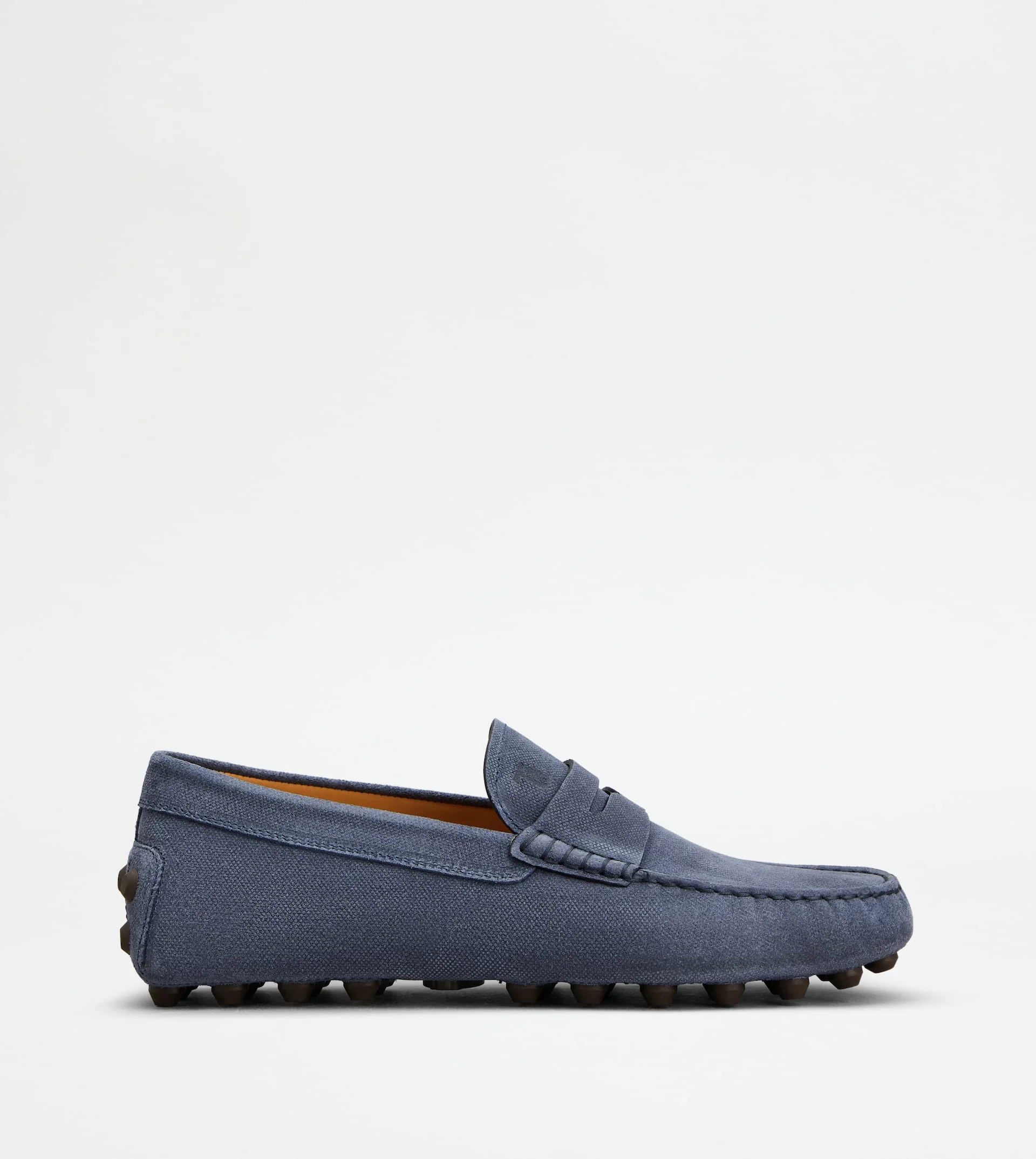GOMMINO BUBBLE LOAFERS IN SUEDE - BLUE - 1