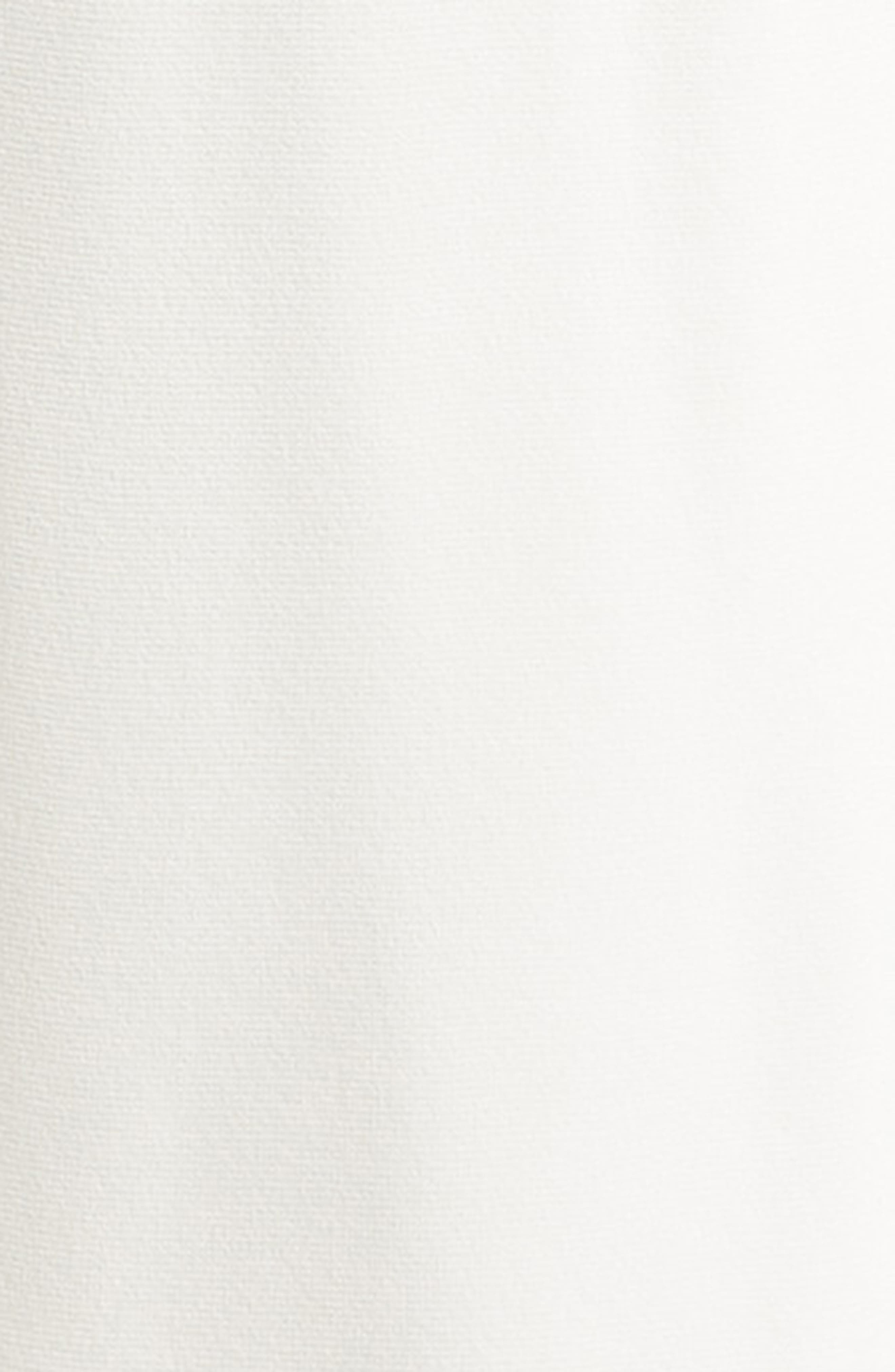Stella McCartney Long Sleeve Compact Knit Miracle Dress in Pure White at Nordstrom - 6