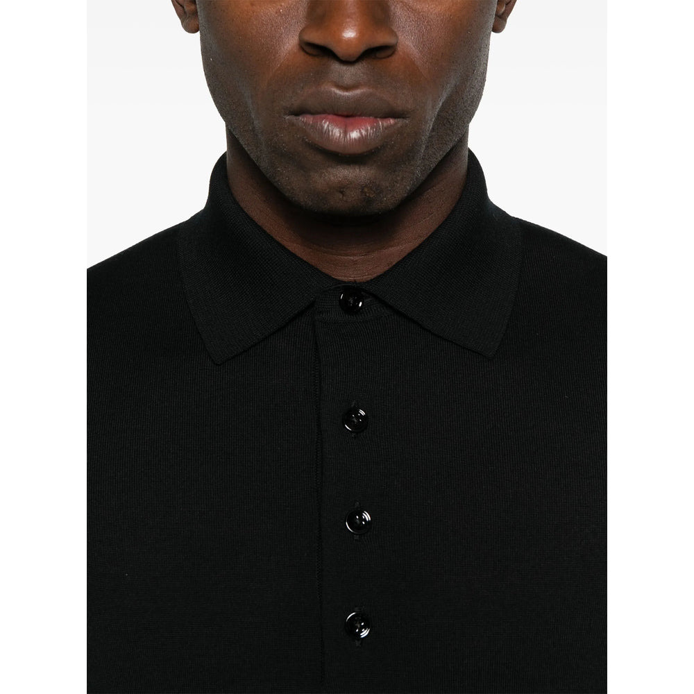 Tom Ford Black Polo Shirts Men - 2