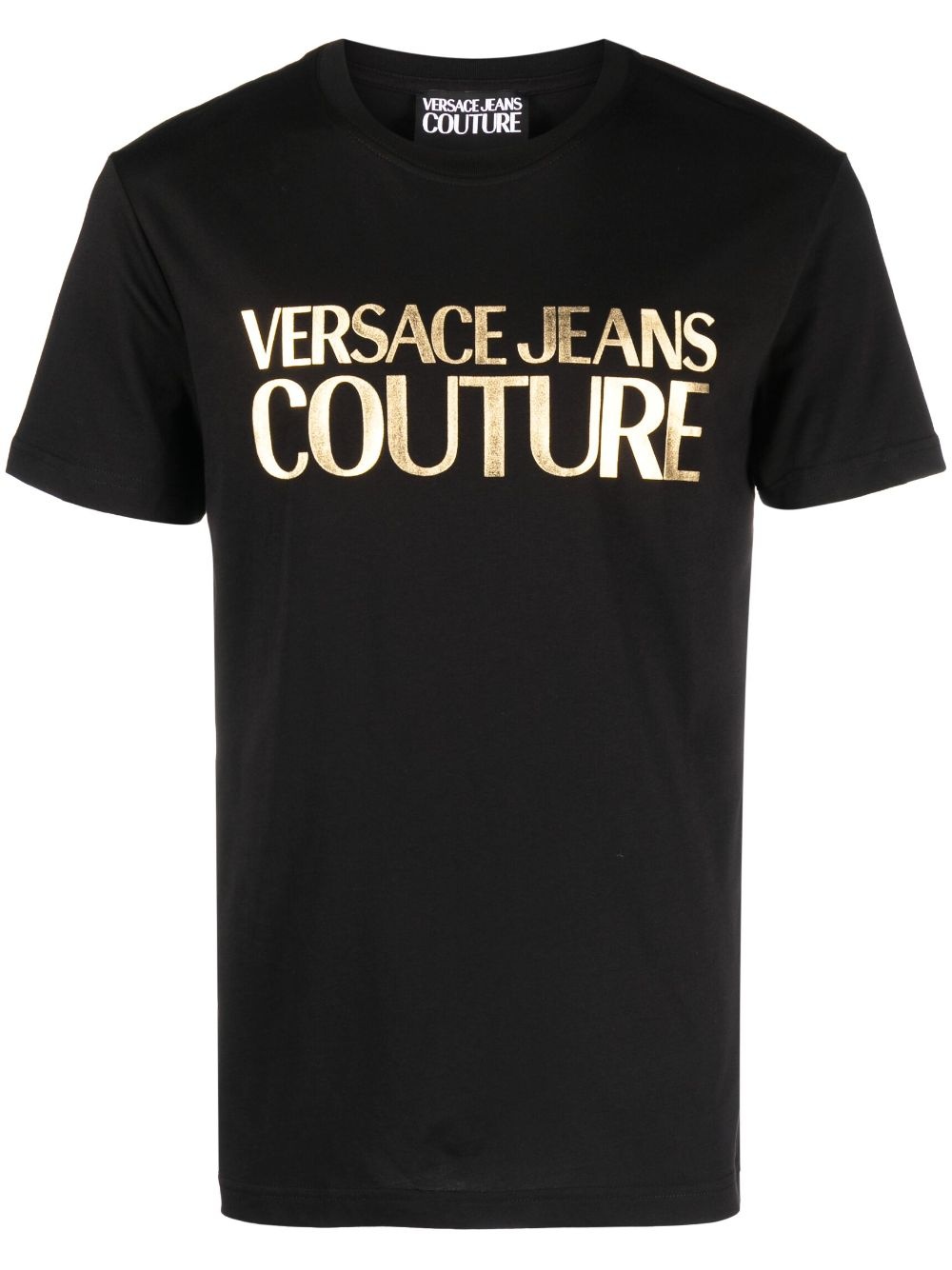 logo-print cotton T-shirt - 1