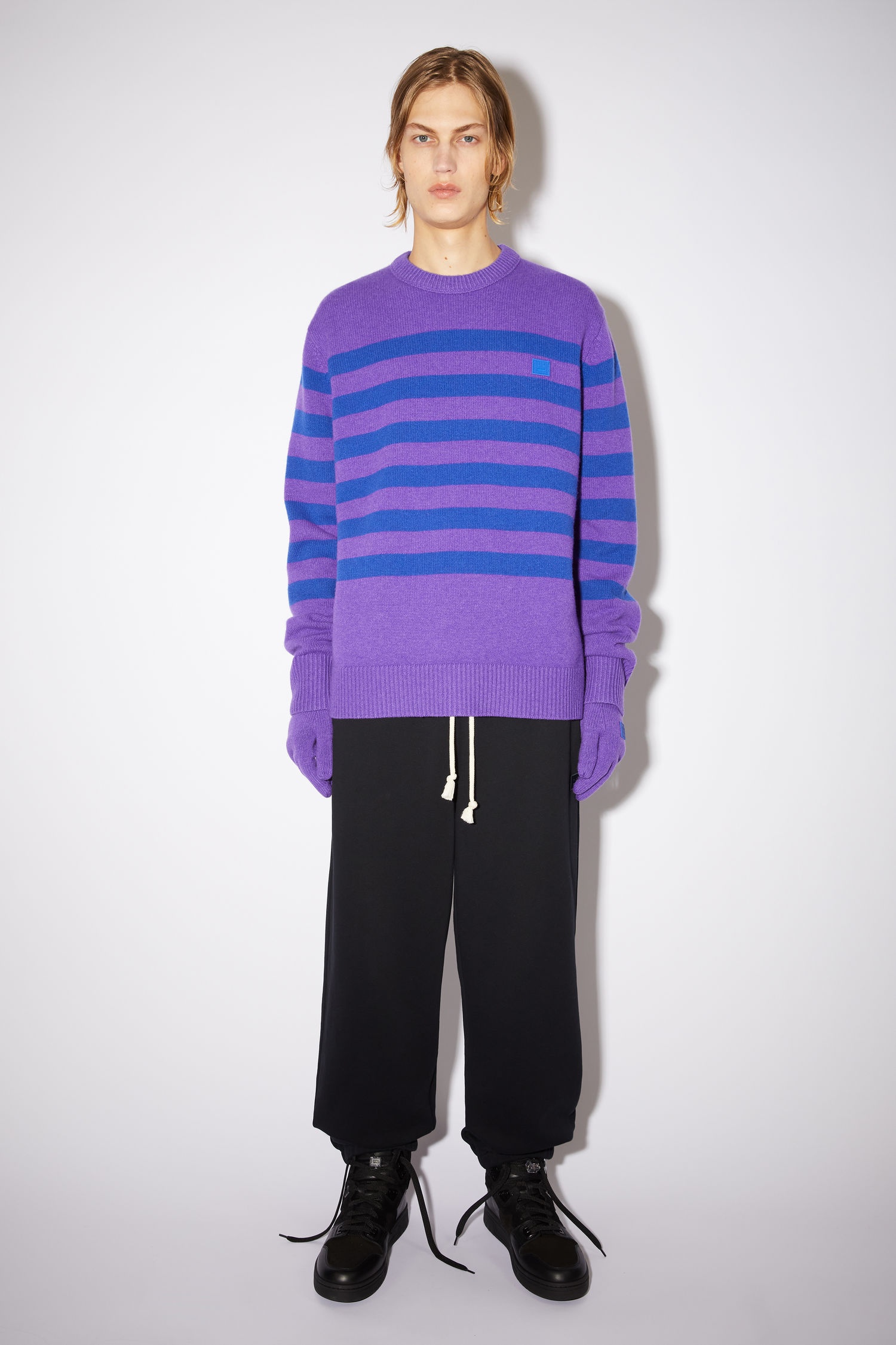 Striped sweater - Purple/blue - 2