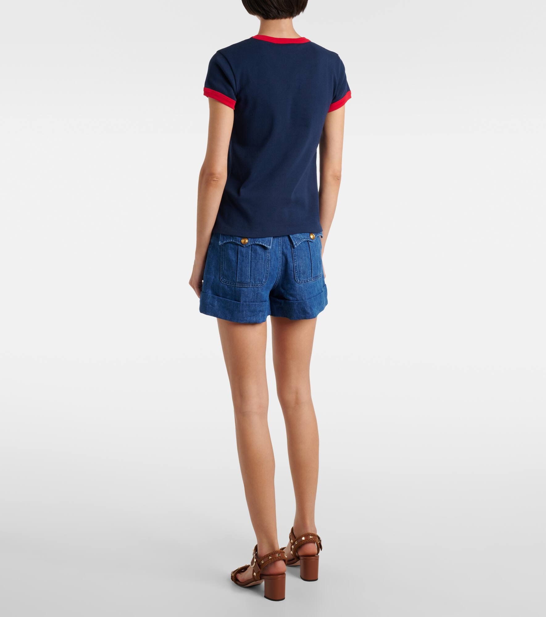 Chez Valentino cotton jersey T-shirt - 3