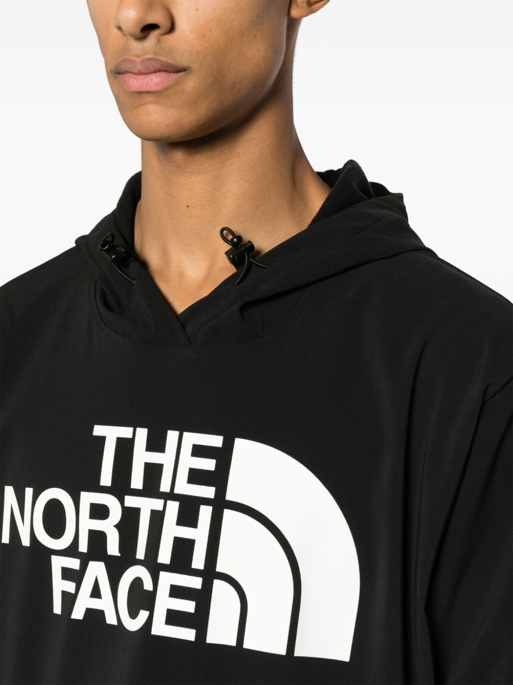 Tekno logo-appliqué hoodie - 5