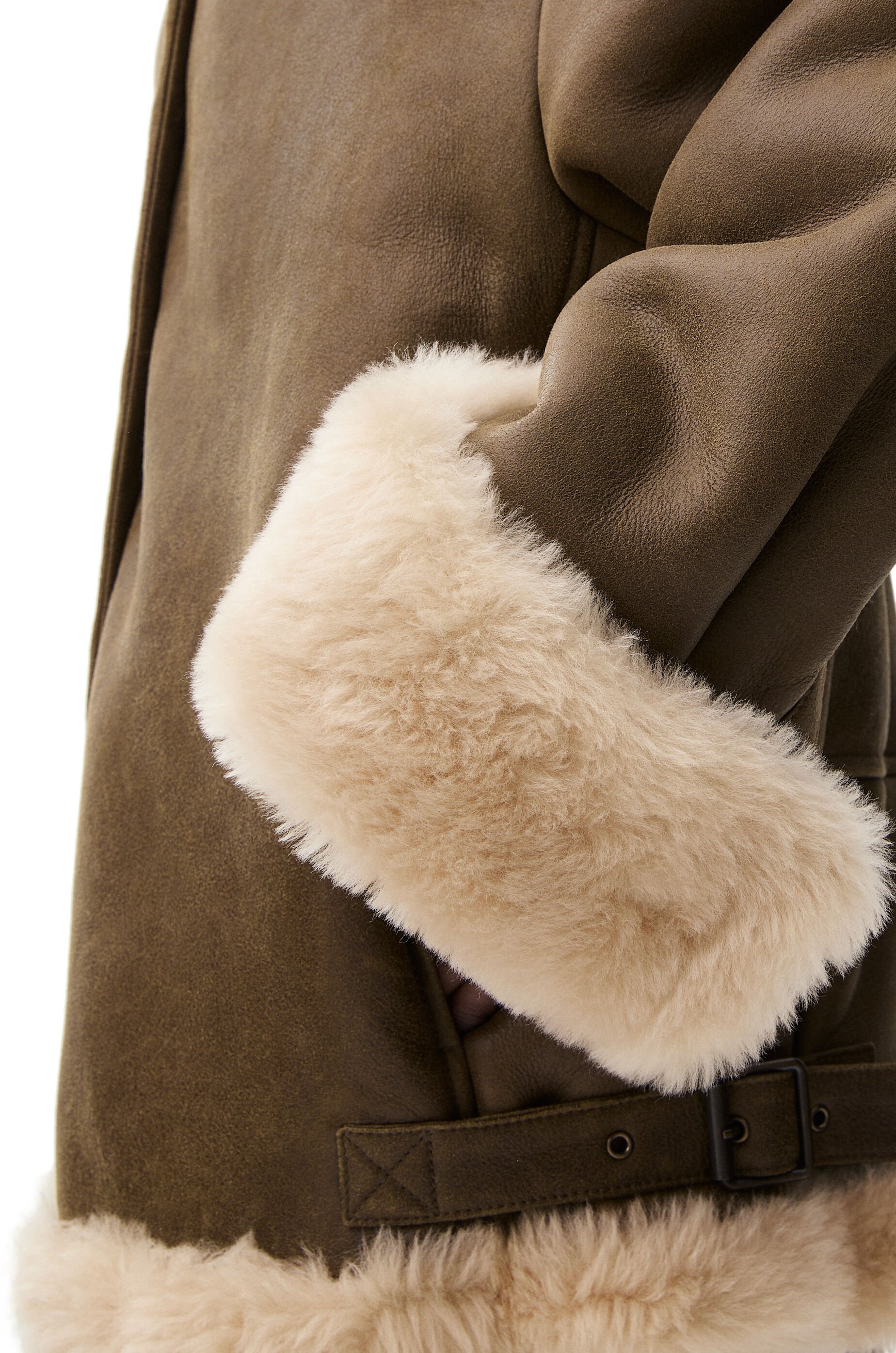 Jacket in shearling - 5
