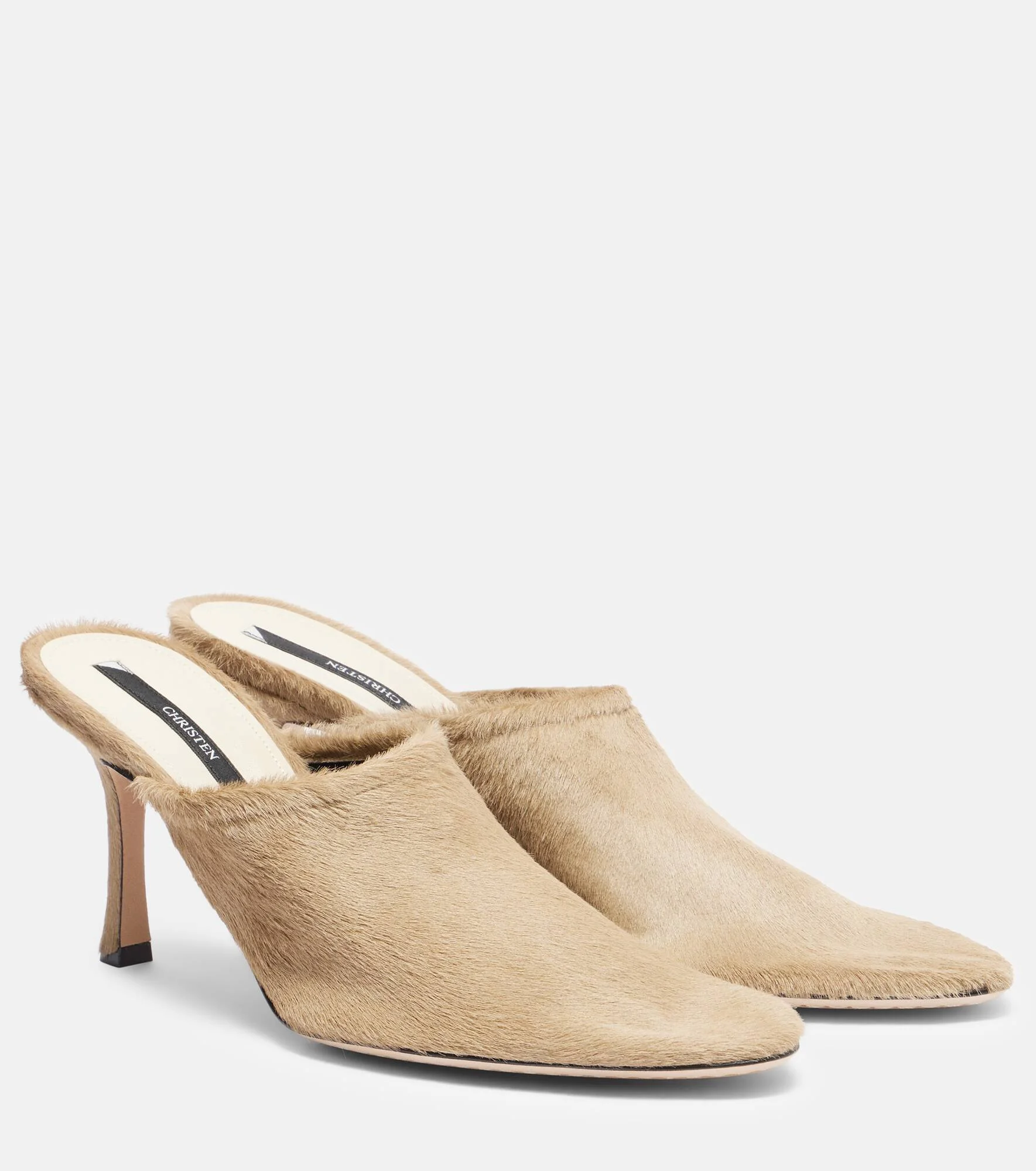 Elipse 75 calf hair mules - 1