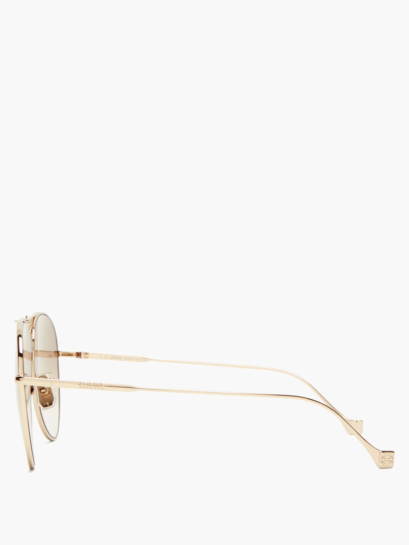 Aviator metal sunglasses - 4