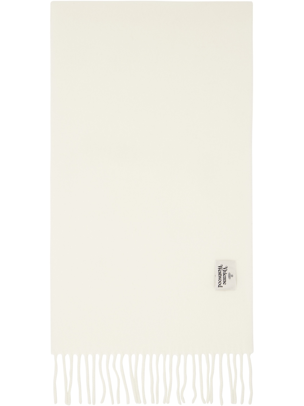 ファッション雑貨・小物その他 Vivienne Westwood Reversible Wool Scarf Off White Vivienne Westwood Off-White Embroidered Scarf | REVERSIBLE