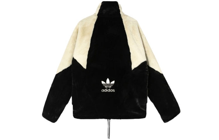 adidas originals Unisex Speed Fer Color Contrast Keep Warm Jacket Coat Black HF0701 - 2