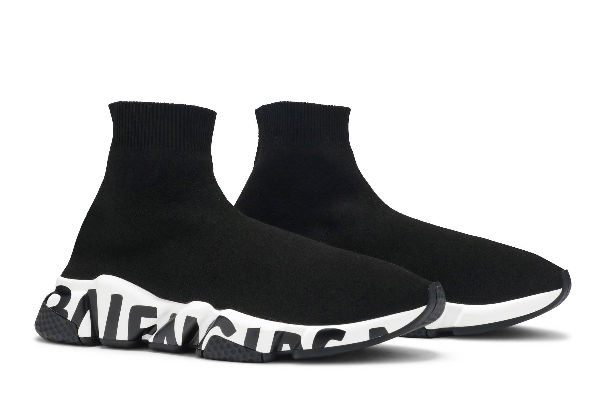 Balenciaga Speed Trainer 'Graffiti - Black White' - 8