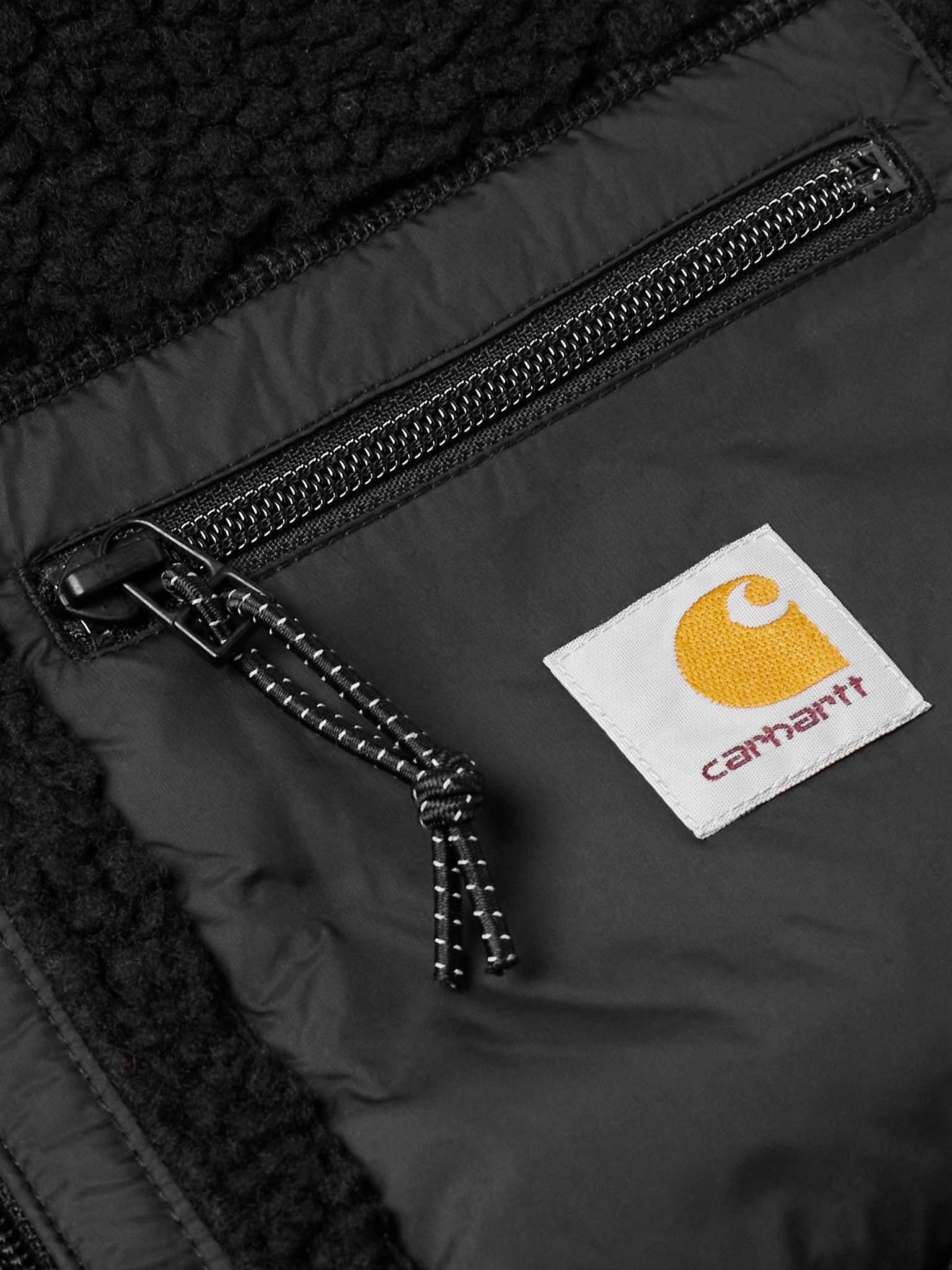 Prentis Logo-Appliquéd Shell-Trimmed Fleece Gilet - 4