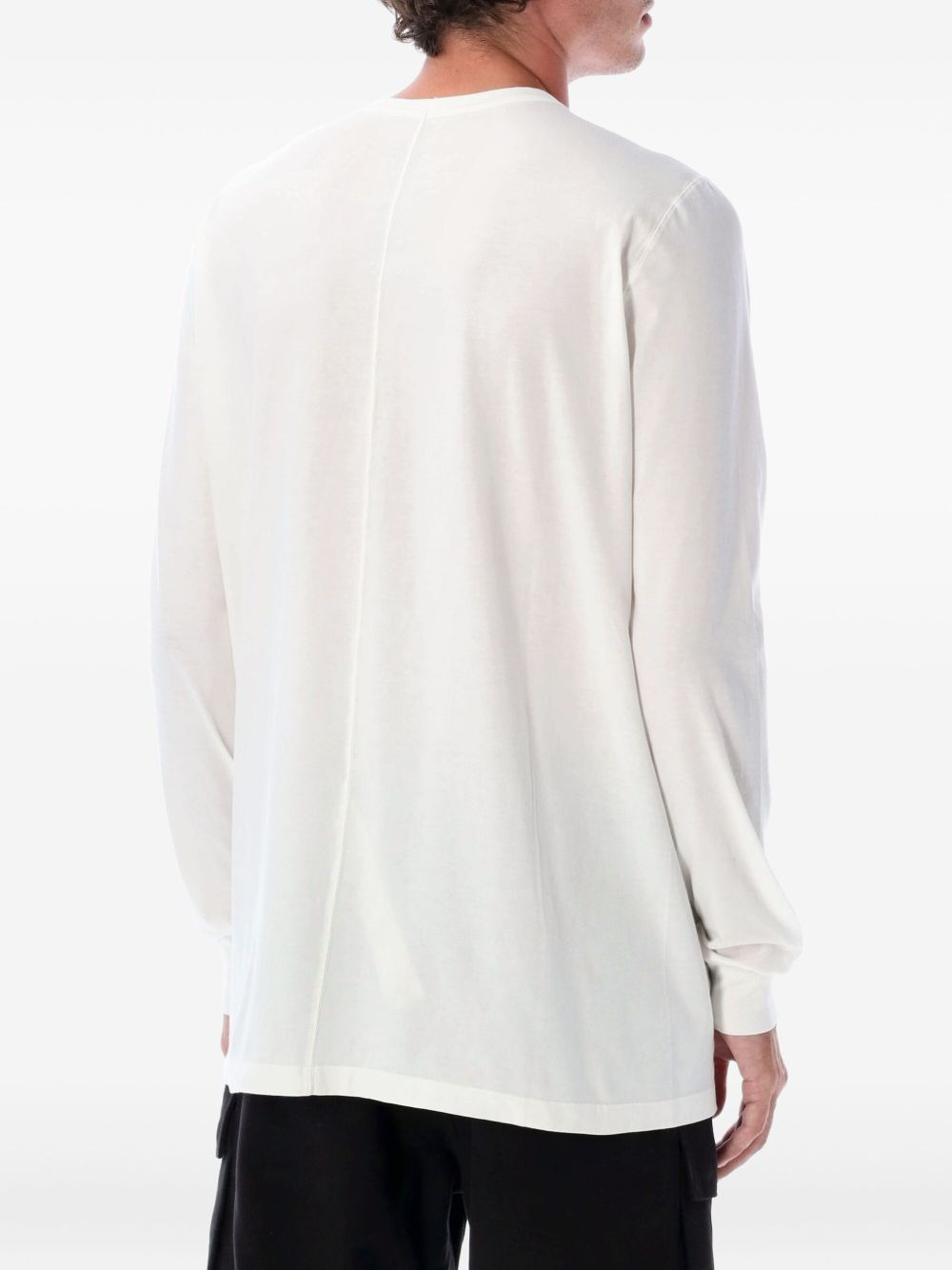 long-sleeve cotton T-shirt - 2