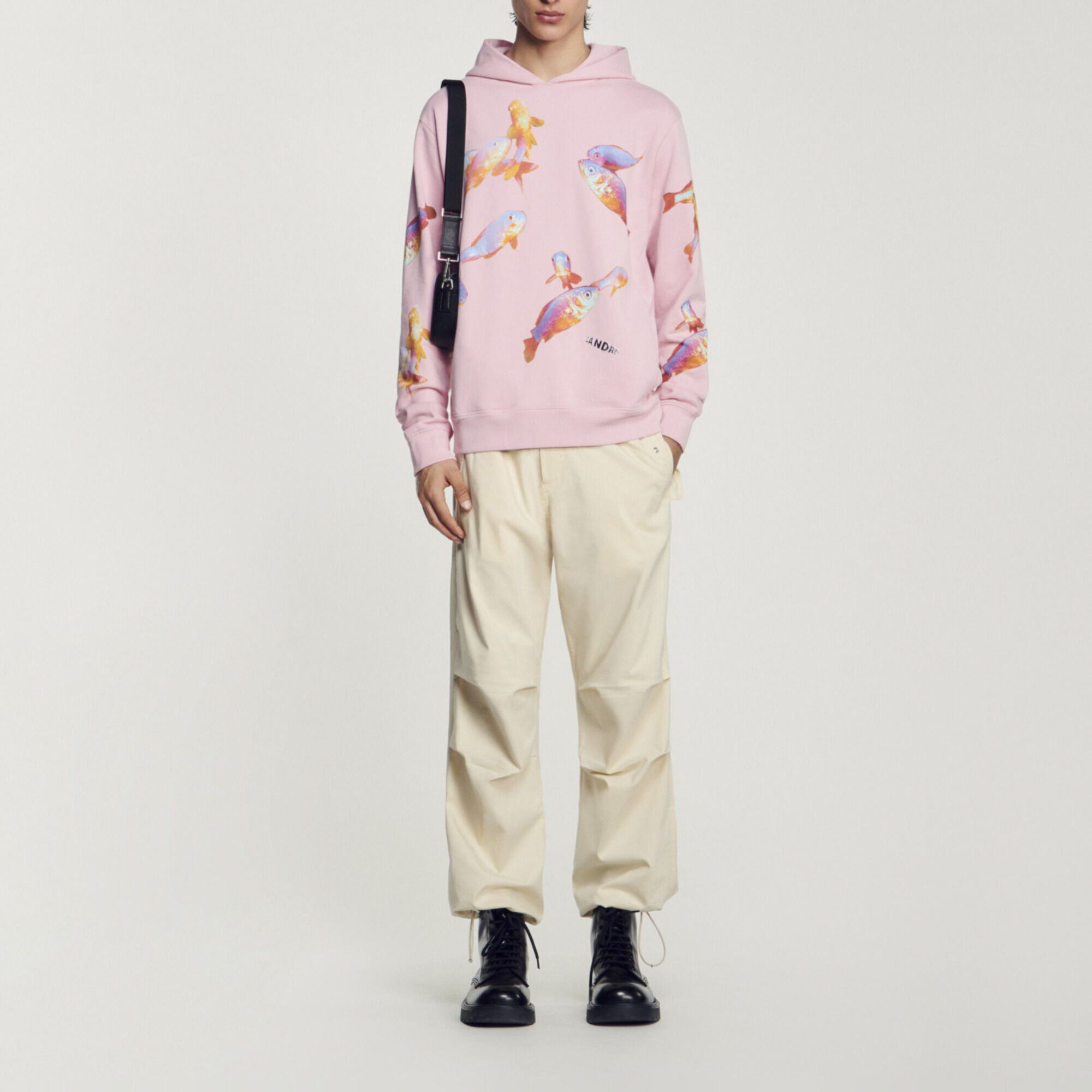 HOODED PRINTED SWEATSHIRT - 2