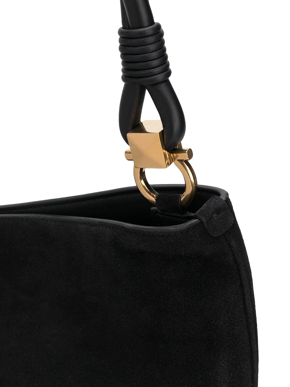 Gancini strap shoulder bag - 4