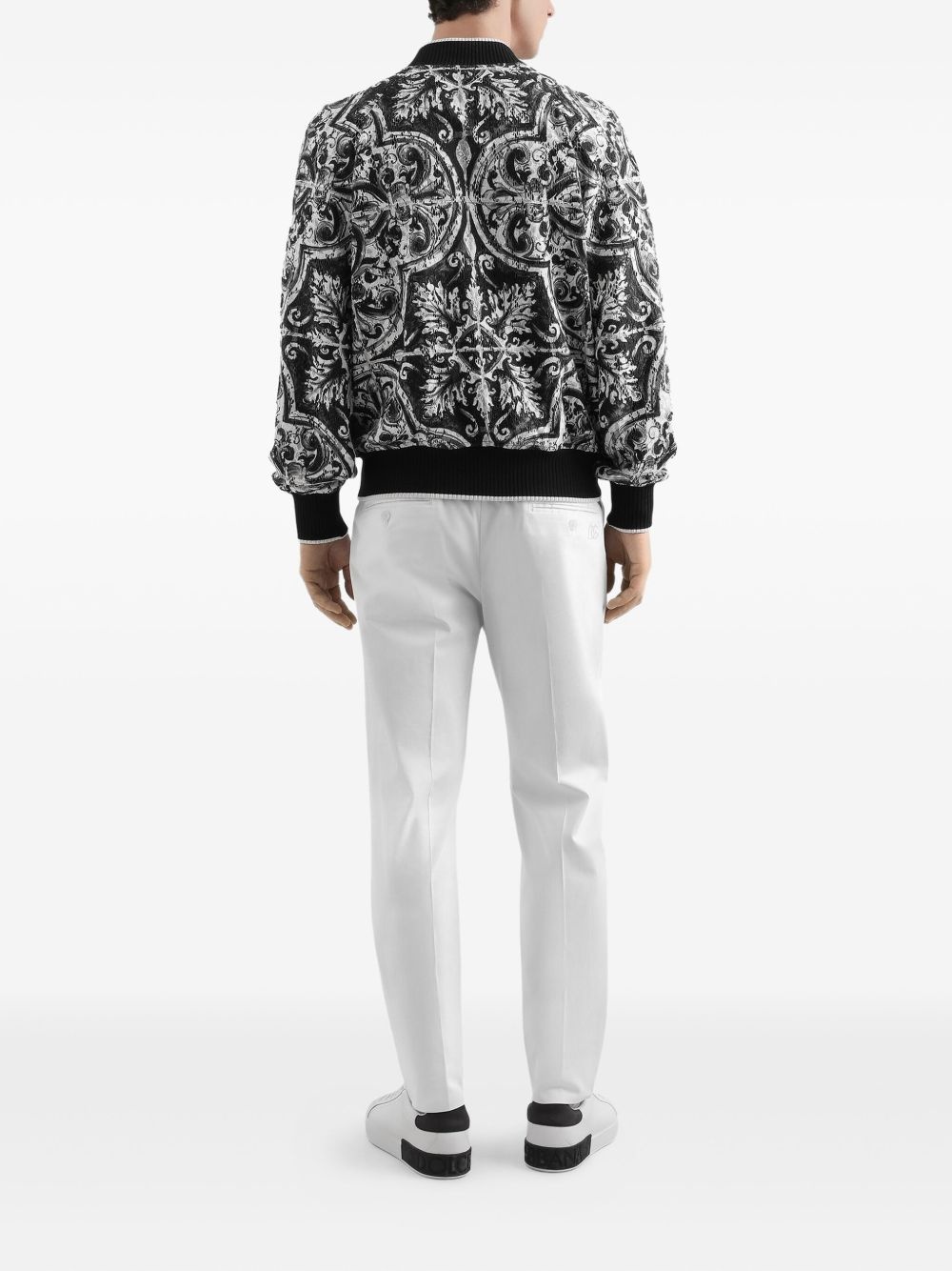 dart-detail tailored trousers - 3