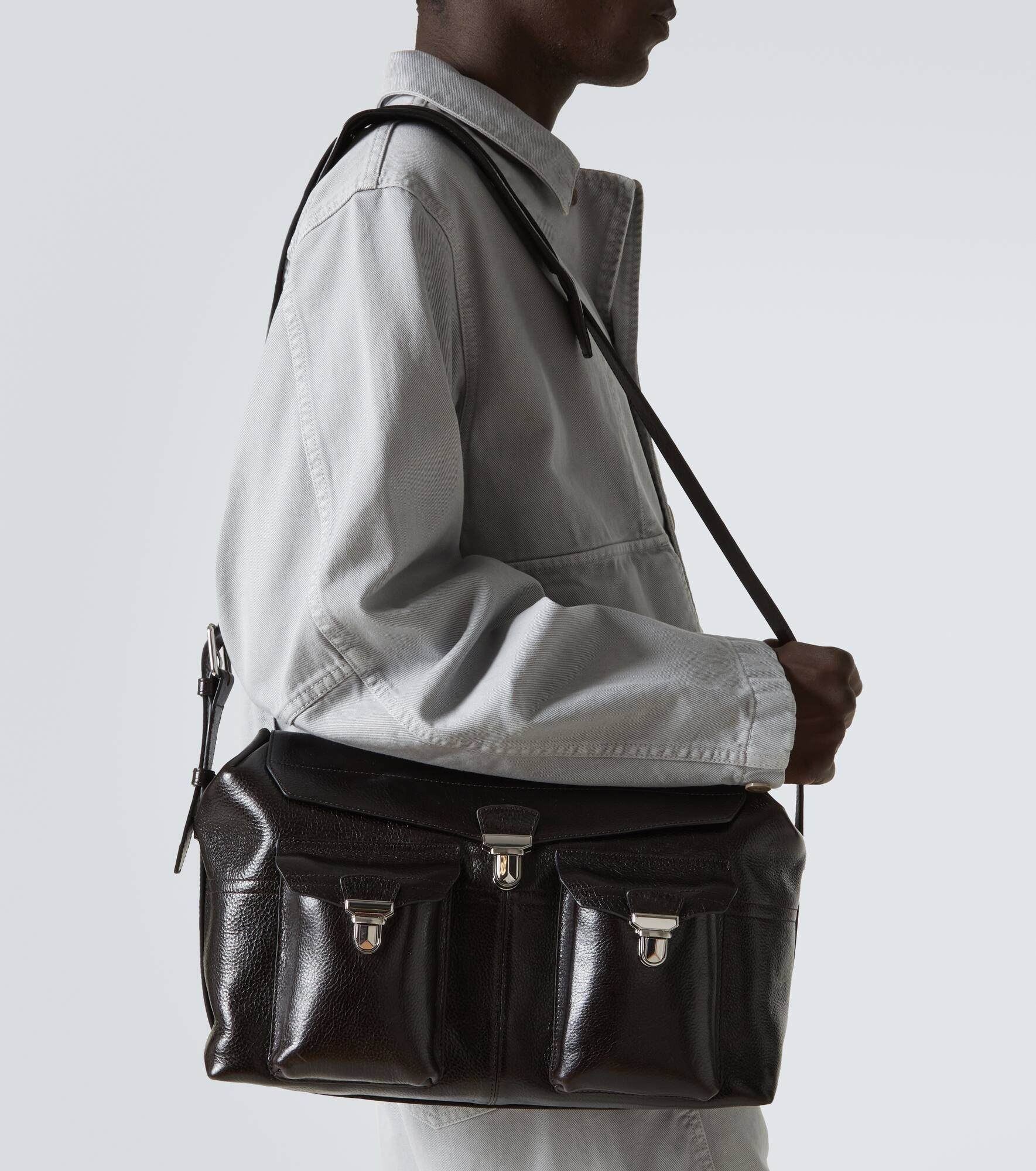 Week-end Gear leather shoulder bag - 3