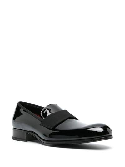 TOM FORD patent-finish leather loafers outlook