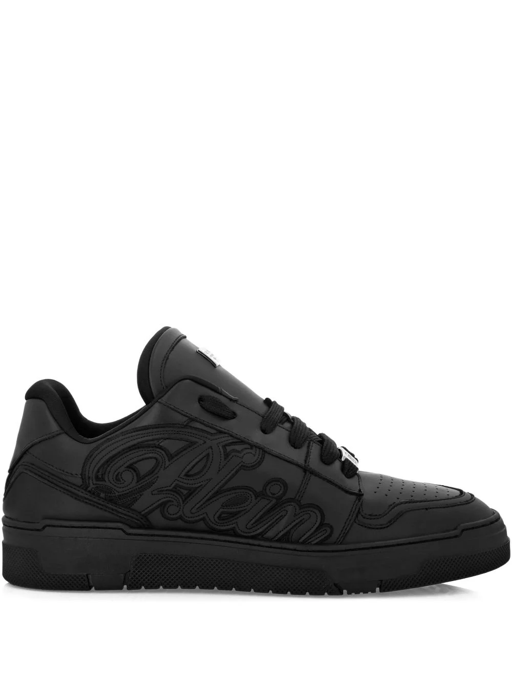 logo-patch low-top sneakers - 1