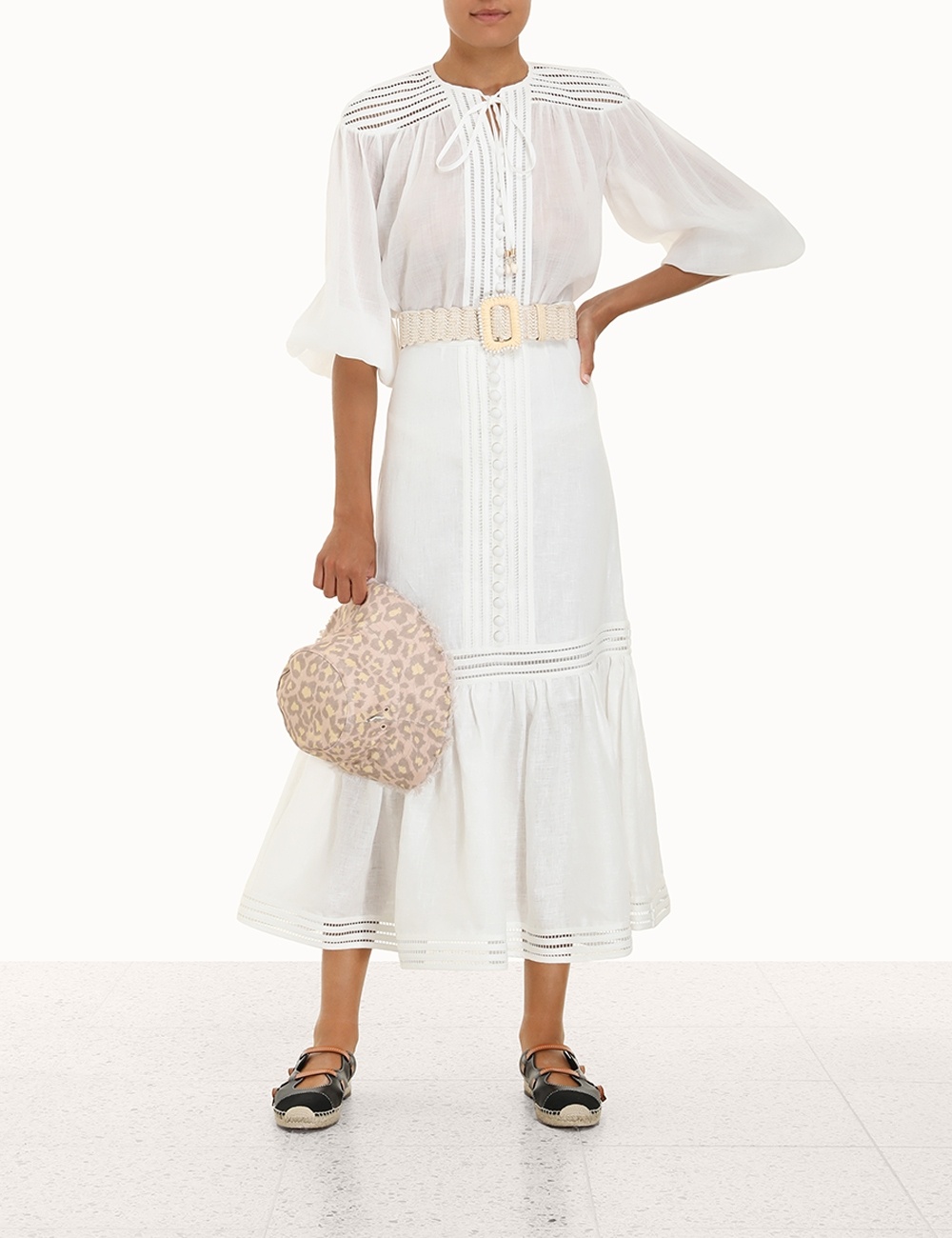 JUDE TRIM MIDI SKIRT - 2