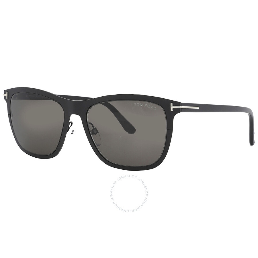 Tom Ford Alasdhair Smoke Square Men's Sunglasses FT0526 02A 55 - 2