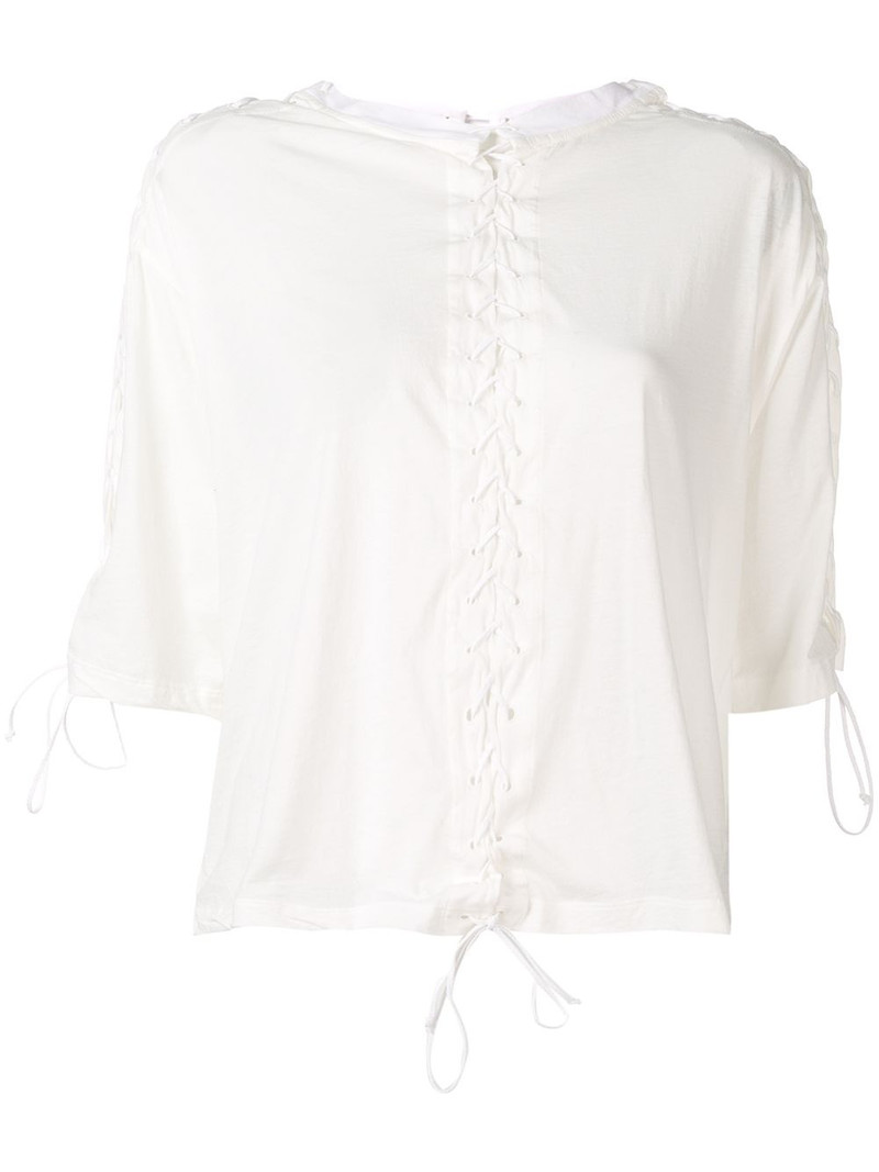 lace-up T-shirt 1