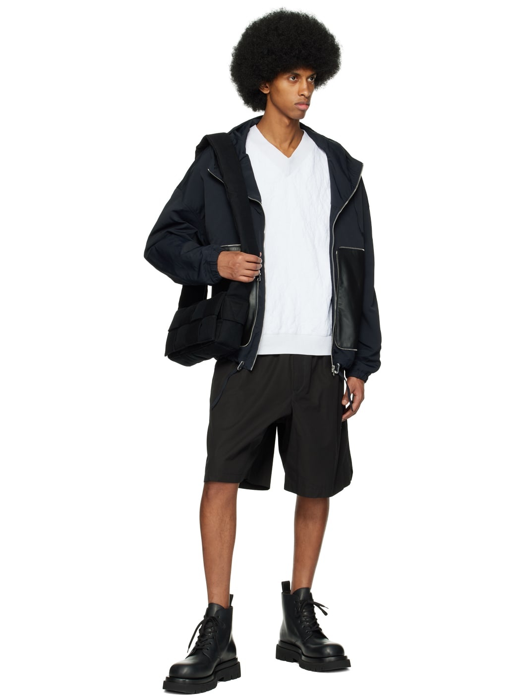 Black Padded Tech Cassette Bag - 4