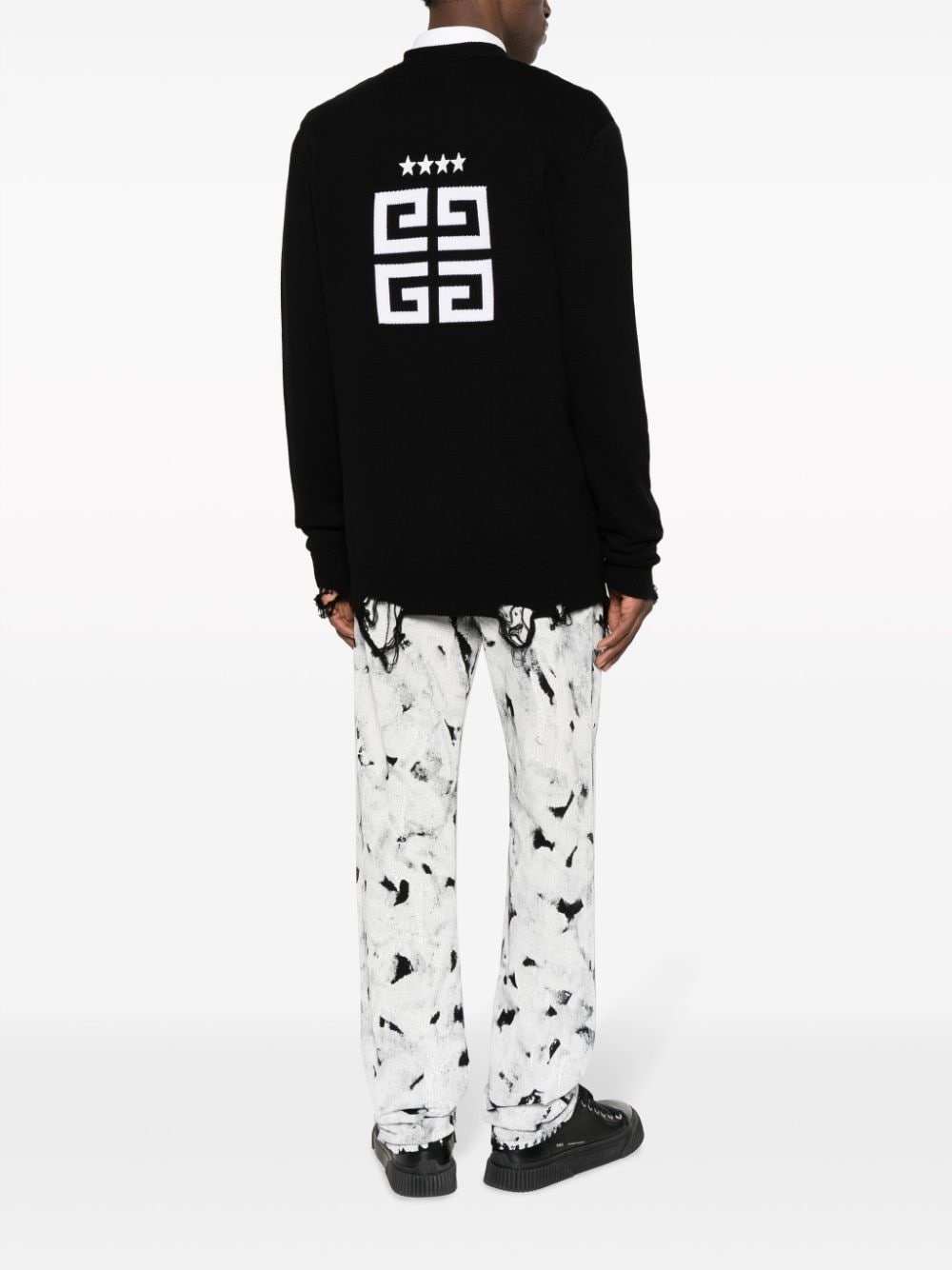 4G-motif cotton jumper - 2