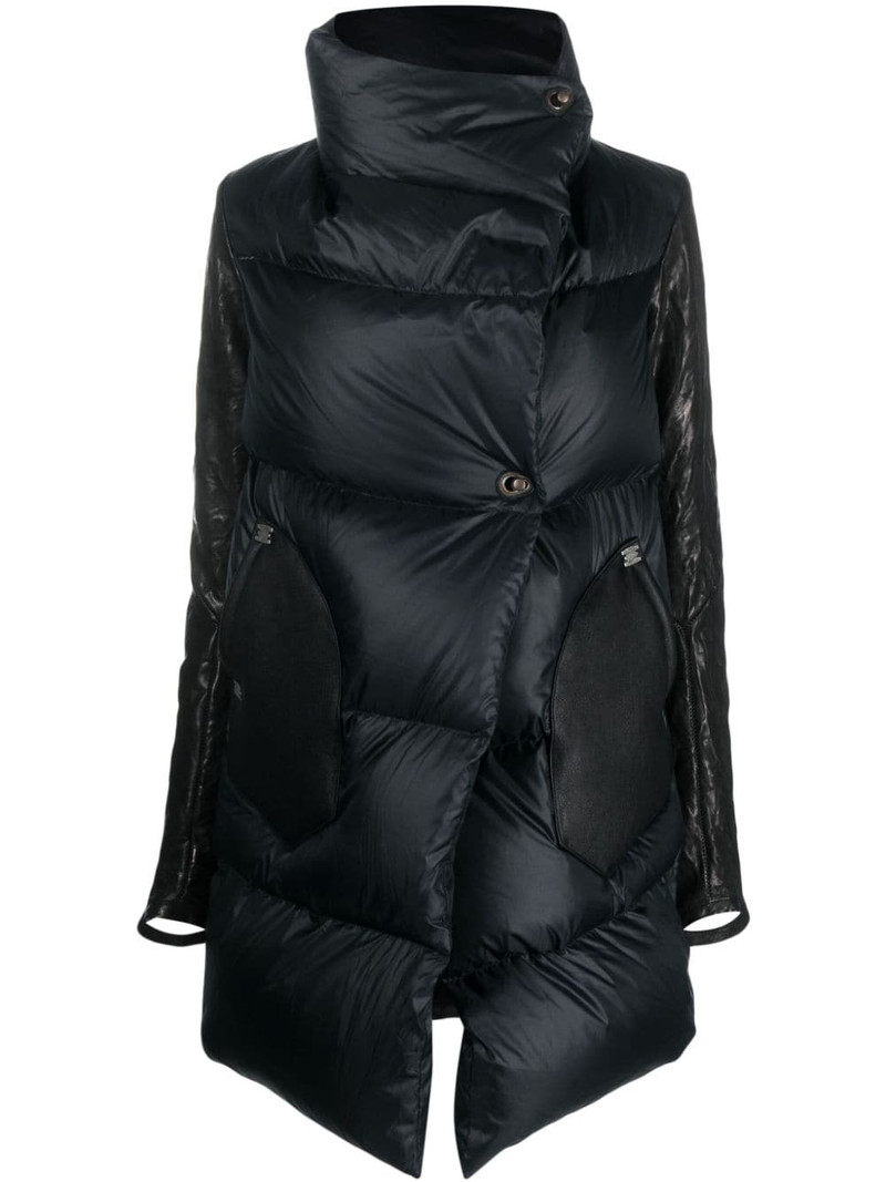 lock-fastening quilted down jacket 1