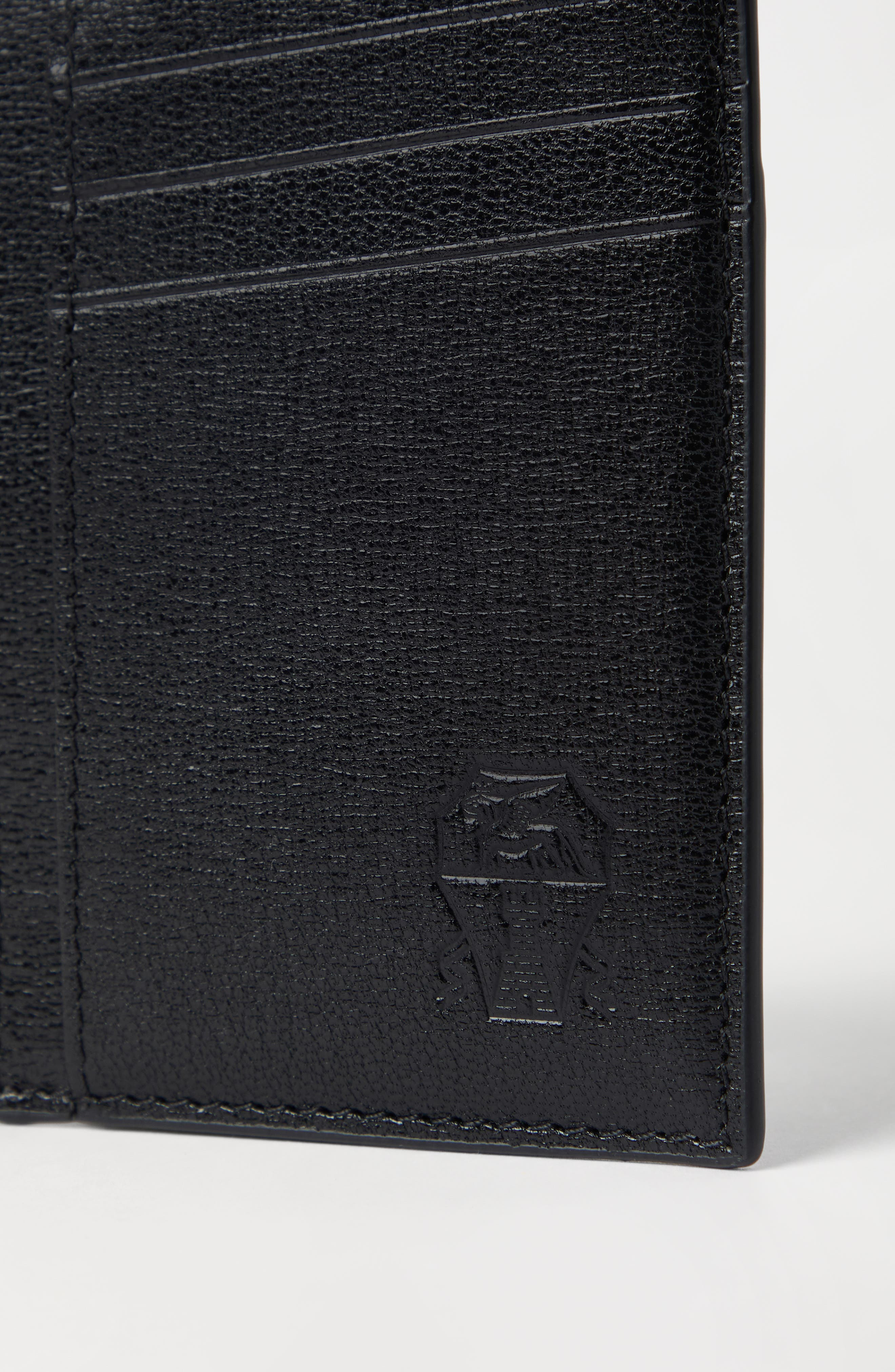 Brunello Cucinelli Capretta card holder in Black at Nordstrom - 4