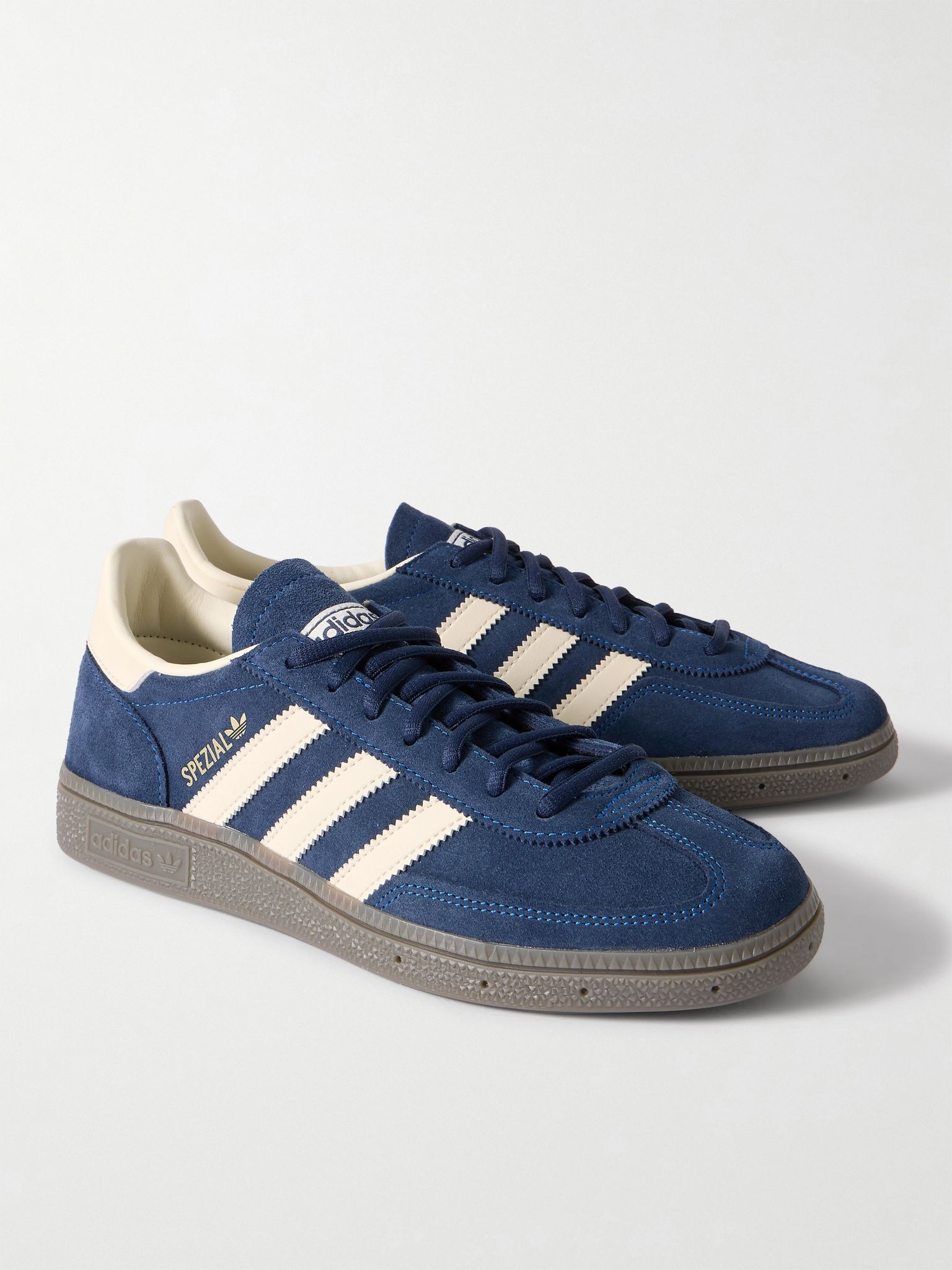 Handball Spezial Suede and Leather Sneakers Blue - 4