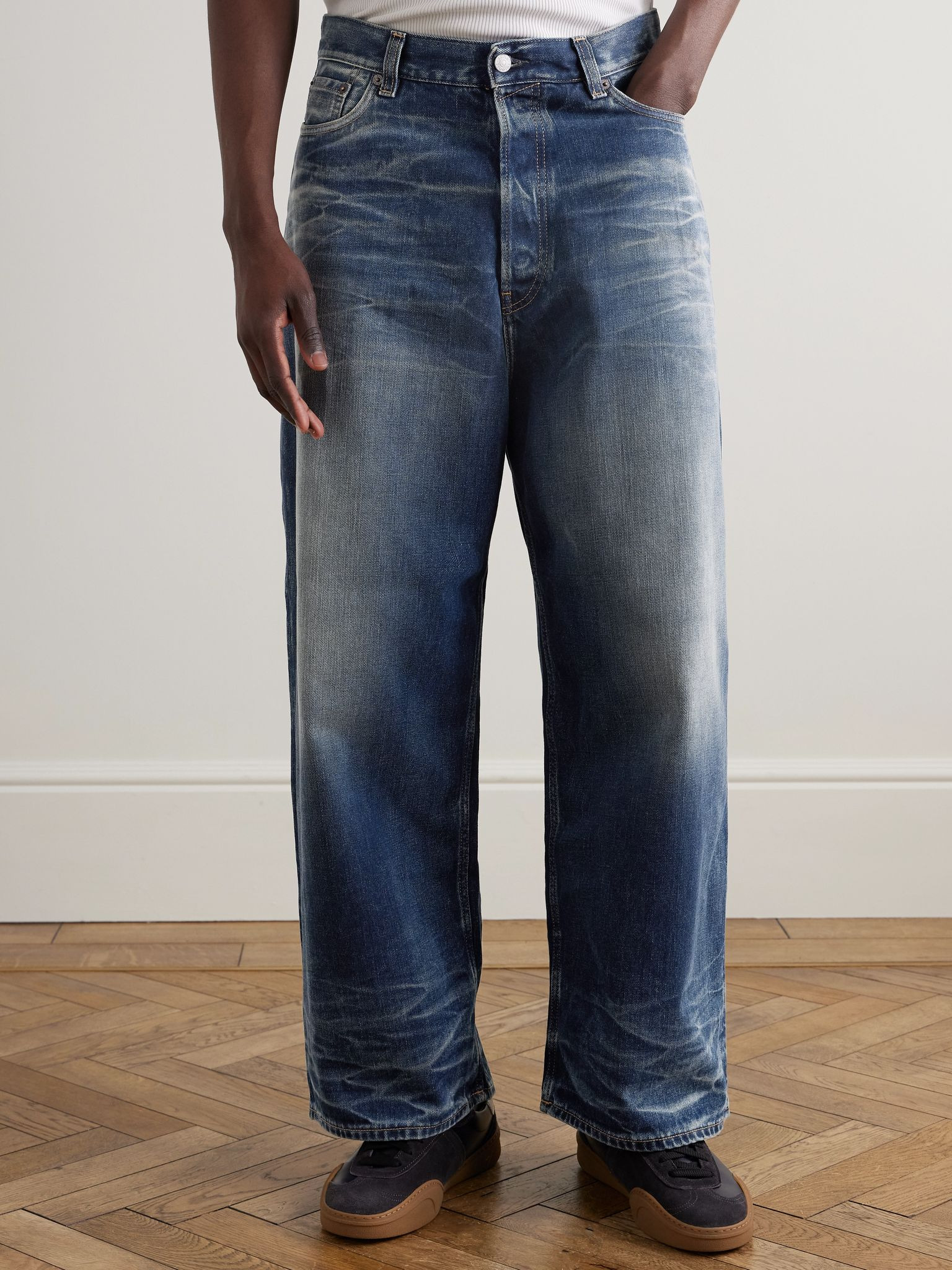 2023M Wide-Leg Organic Jeans Mid denim - 3