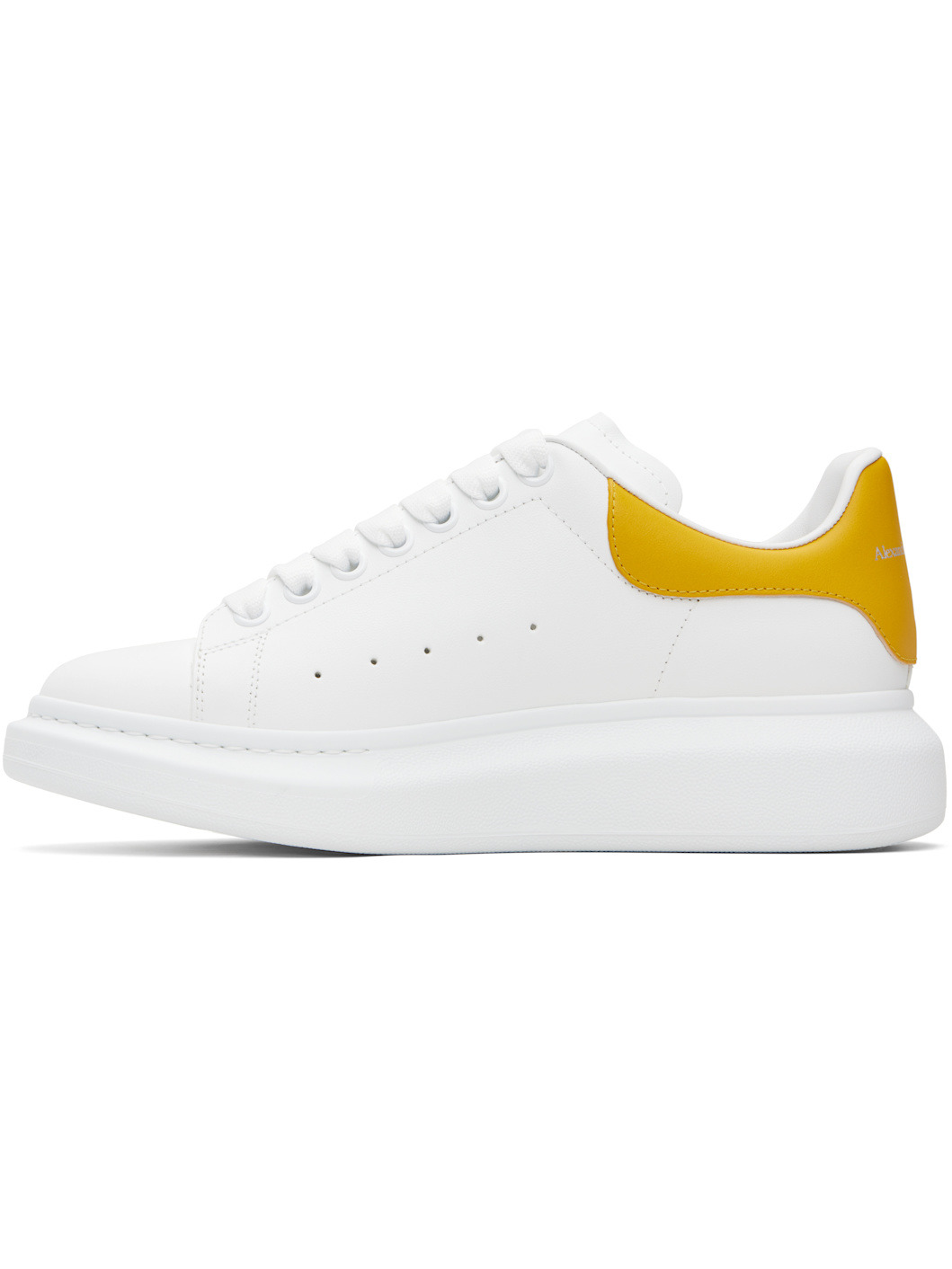 White & Yellow Oversized Sneakers - 3