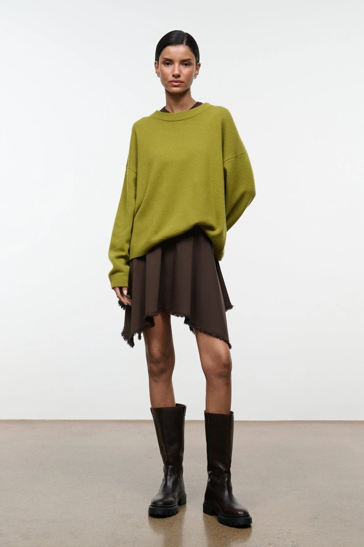 STAUD TYRA SKIRT EARTH - 1