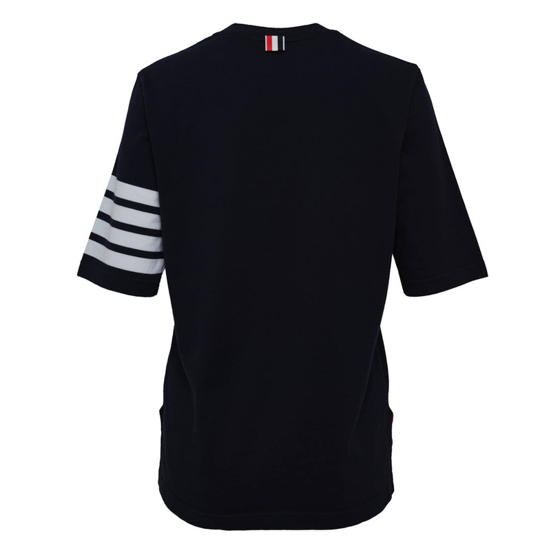 Thom Browne Jersey 4-Bar Short Sleeve Tee Women outlook