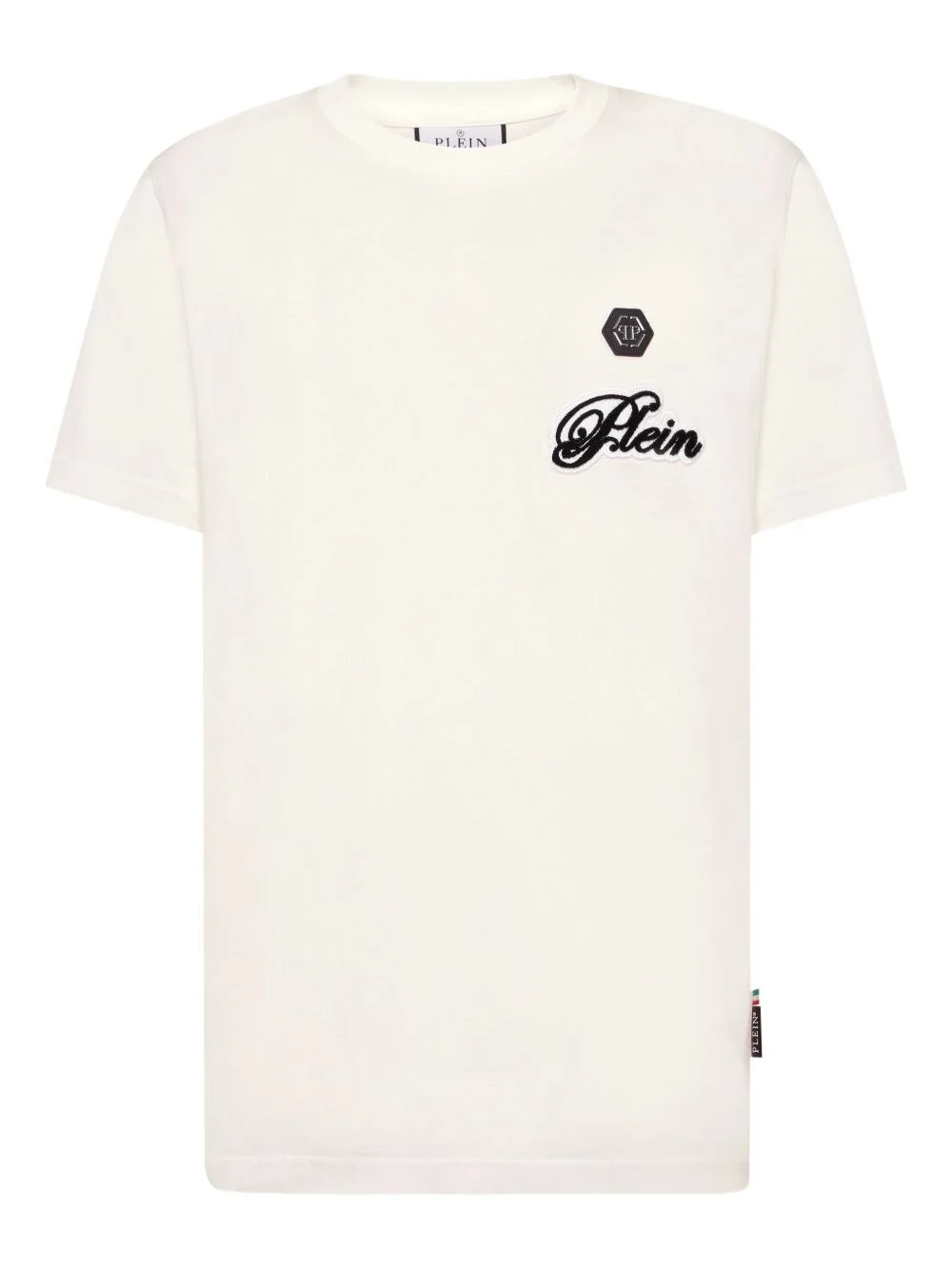 logo-embroidered T-shirt - 1