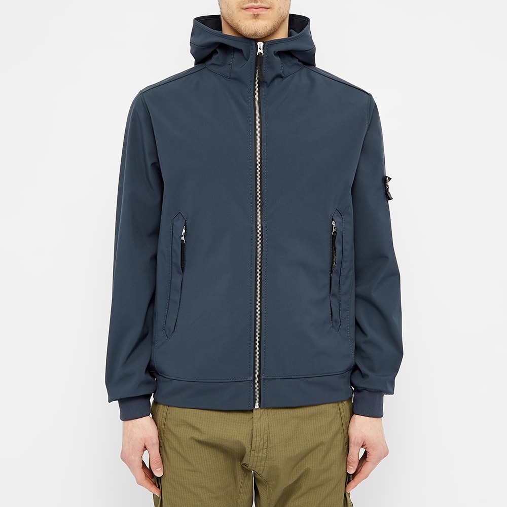 Stone Island Lightweight Soft Shell-R Hooded Jacket - 4