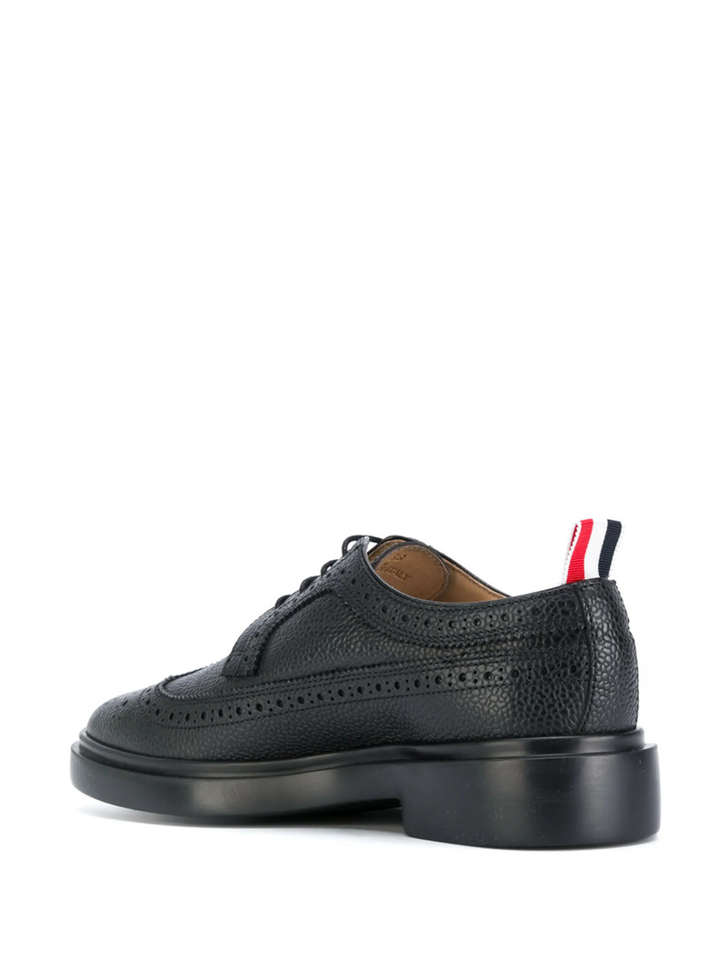 Thom Browne Pebble Grain Lightweight Rubber Sole Classic Longwing Brogues Women outlook