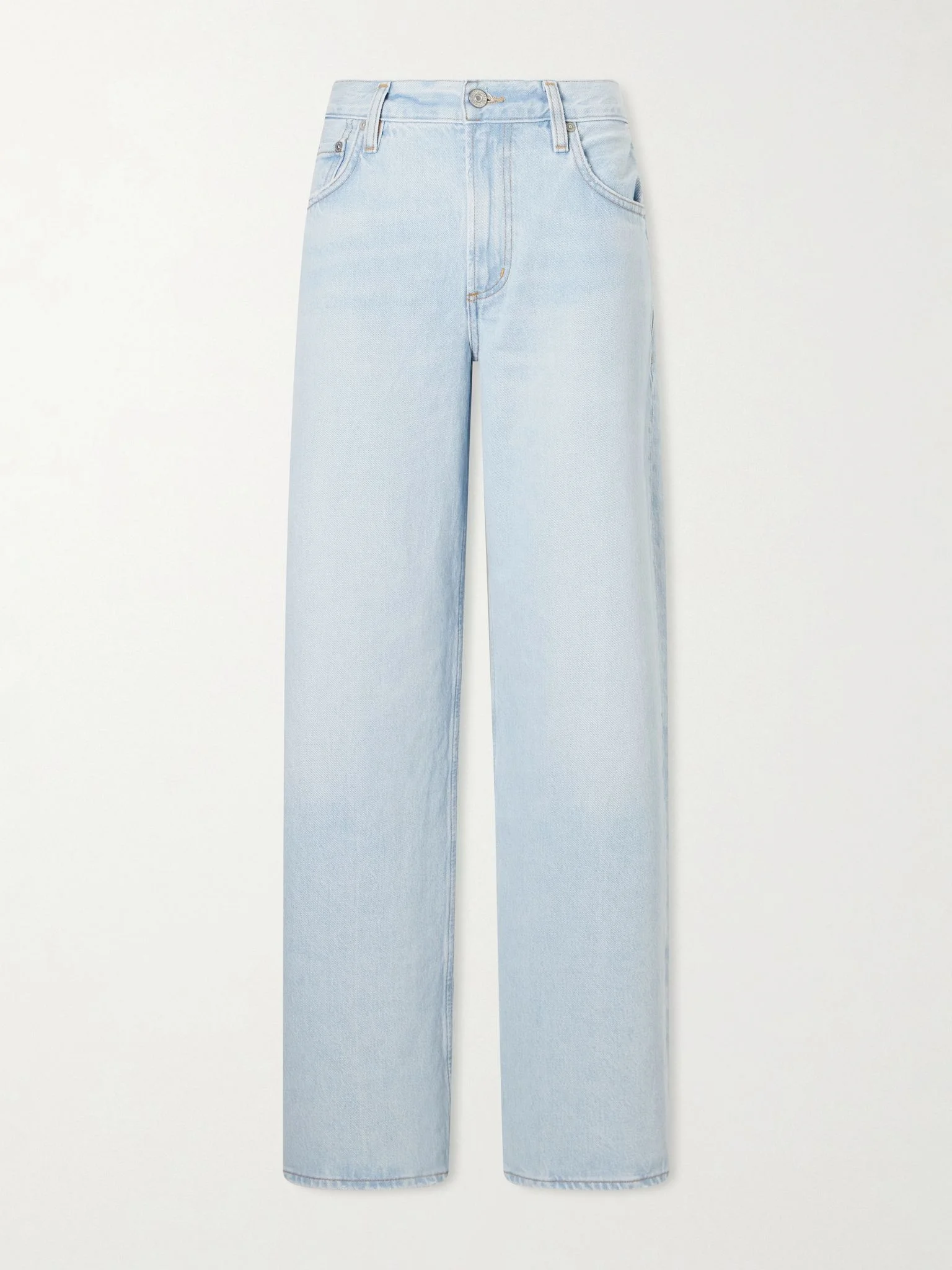 Lindz mid-rise straight-leg jeans Light denim - 1