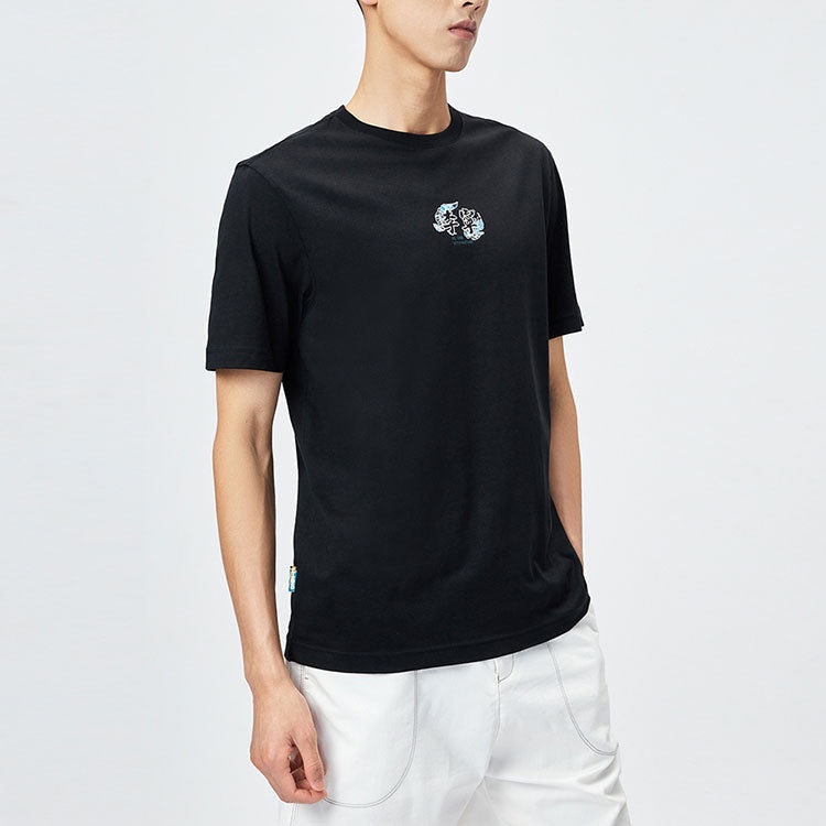 Li-Ning Small Graphic T-shirt 'Black' AHSR517-2 - 3