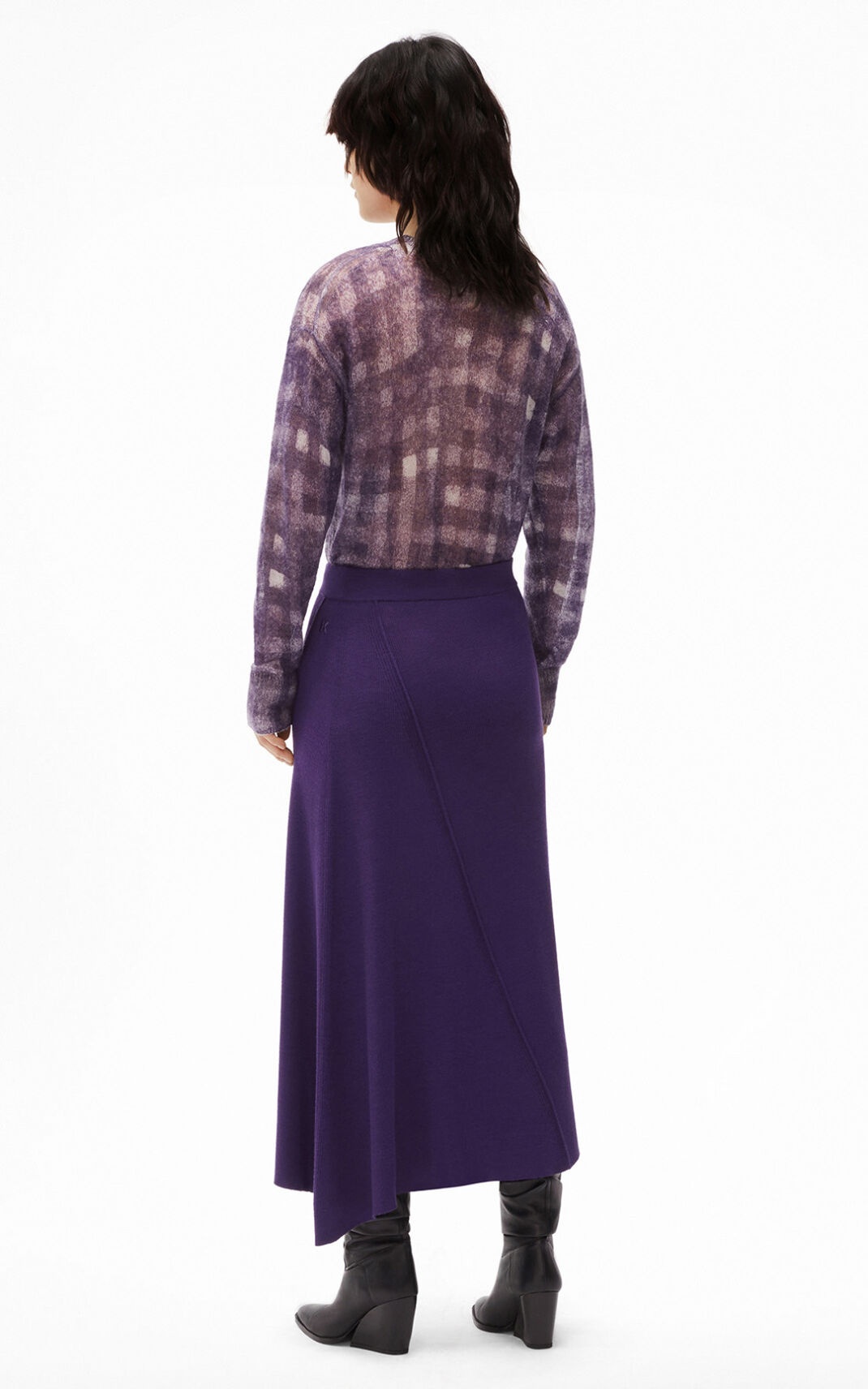 Asymmetrical midi skirt - 3