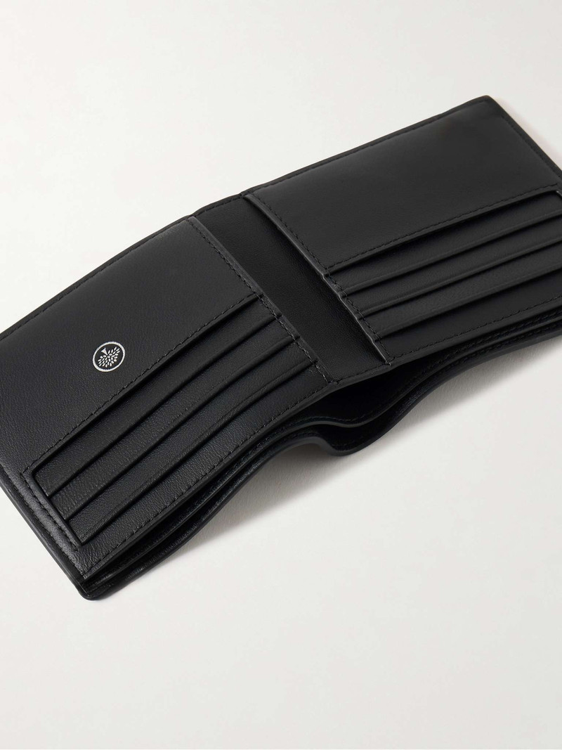 Mulberry Farringdon Logo-Appliquéd Full-Grain Leather Billfold Wallet outlook
