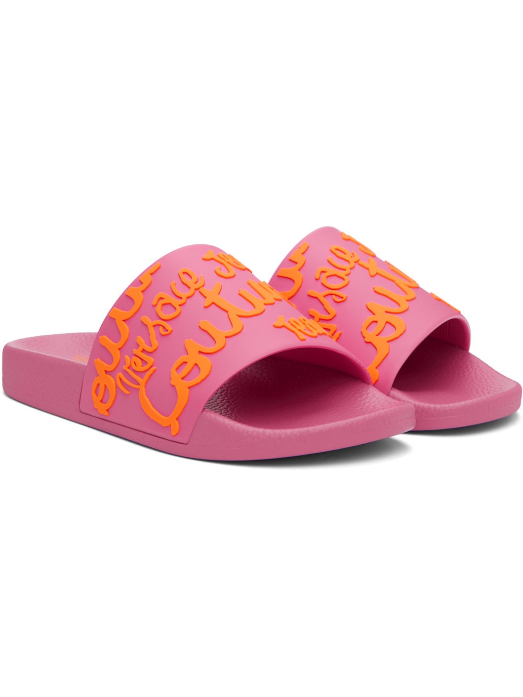 Pink Logo Shelly Pool Slides - 4