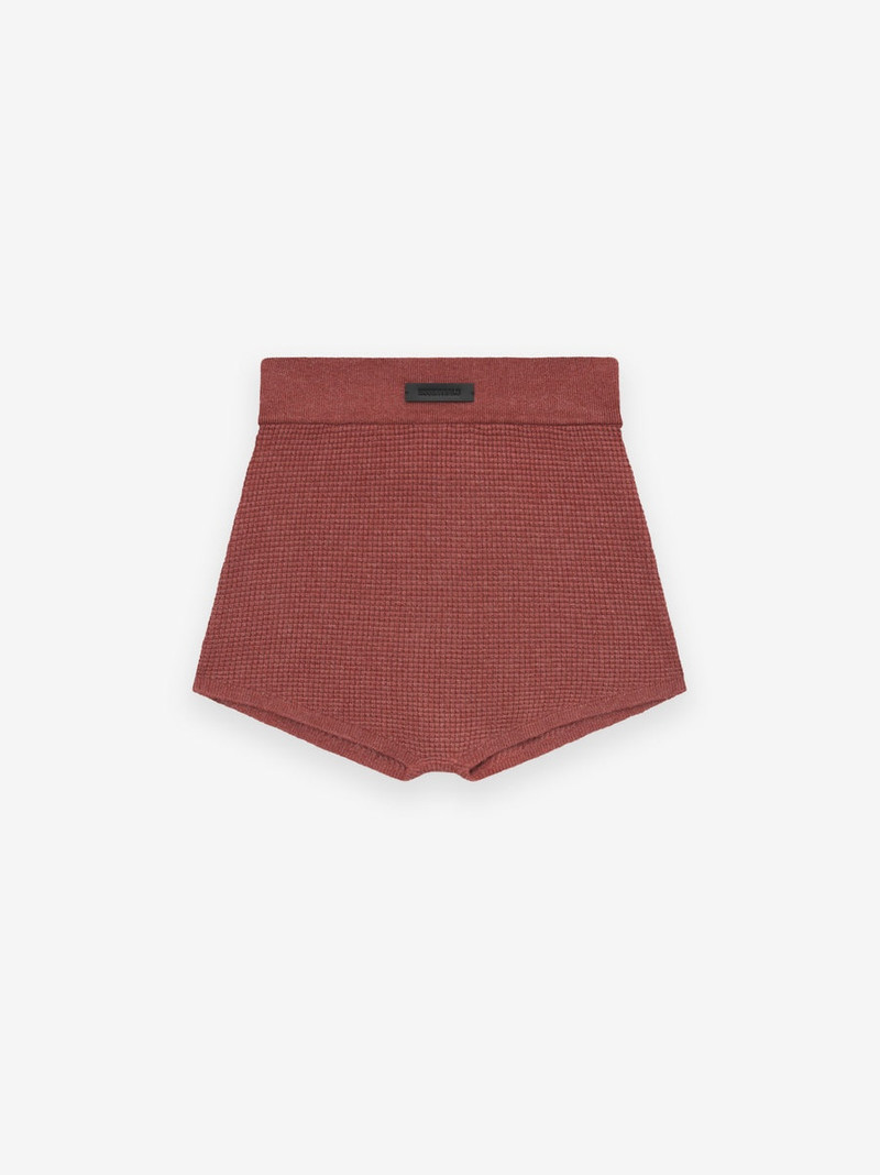 Womens Waffle Boy Short - 1