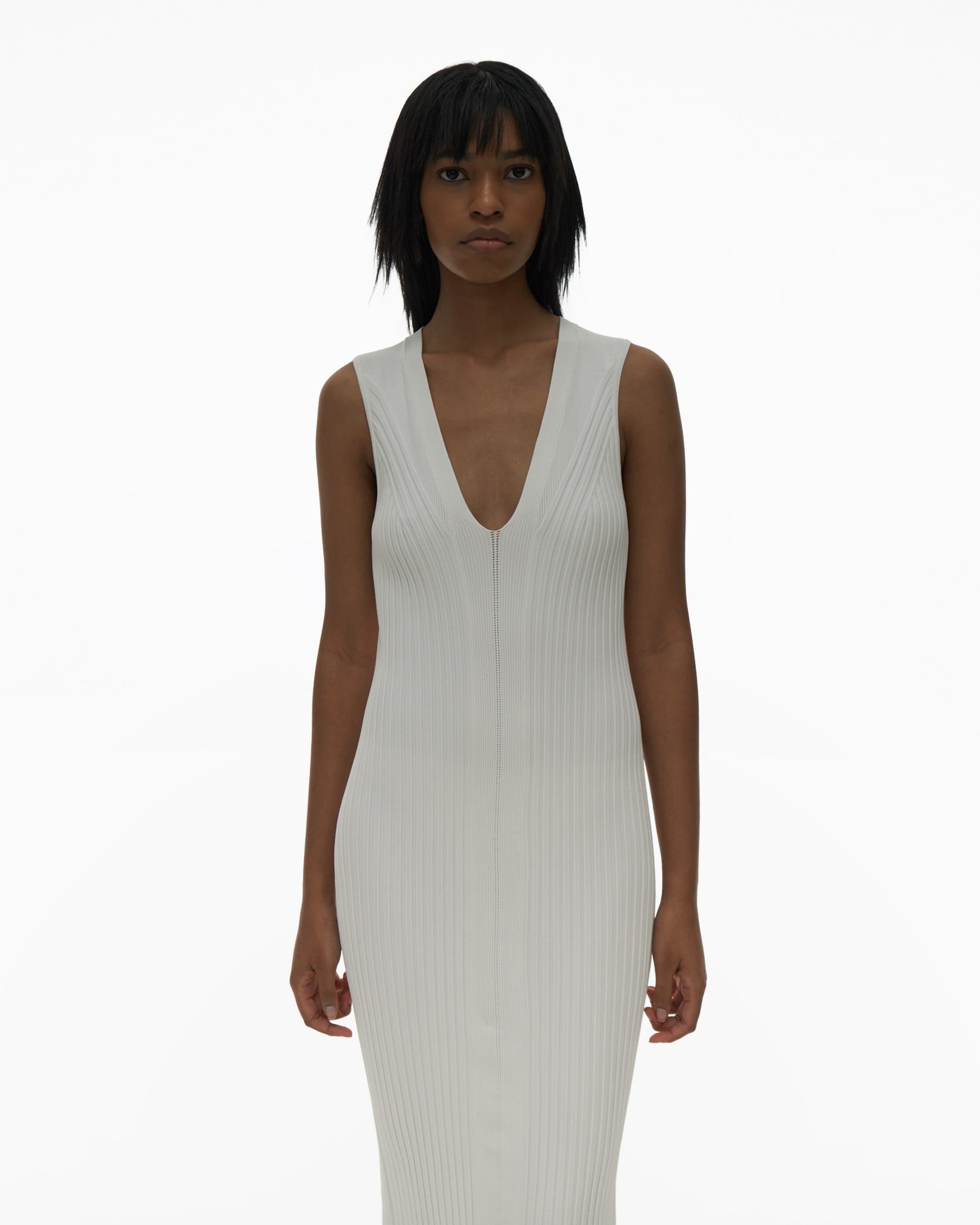 RIBBED TANK DRESS - 3