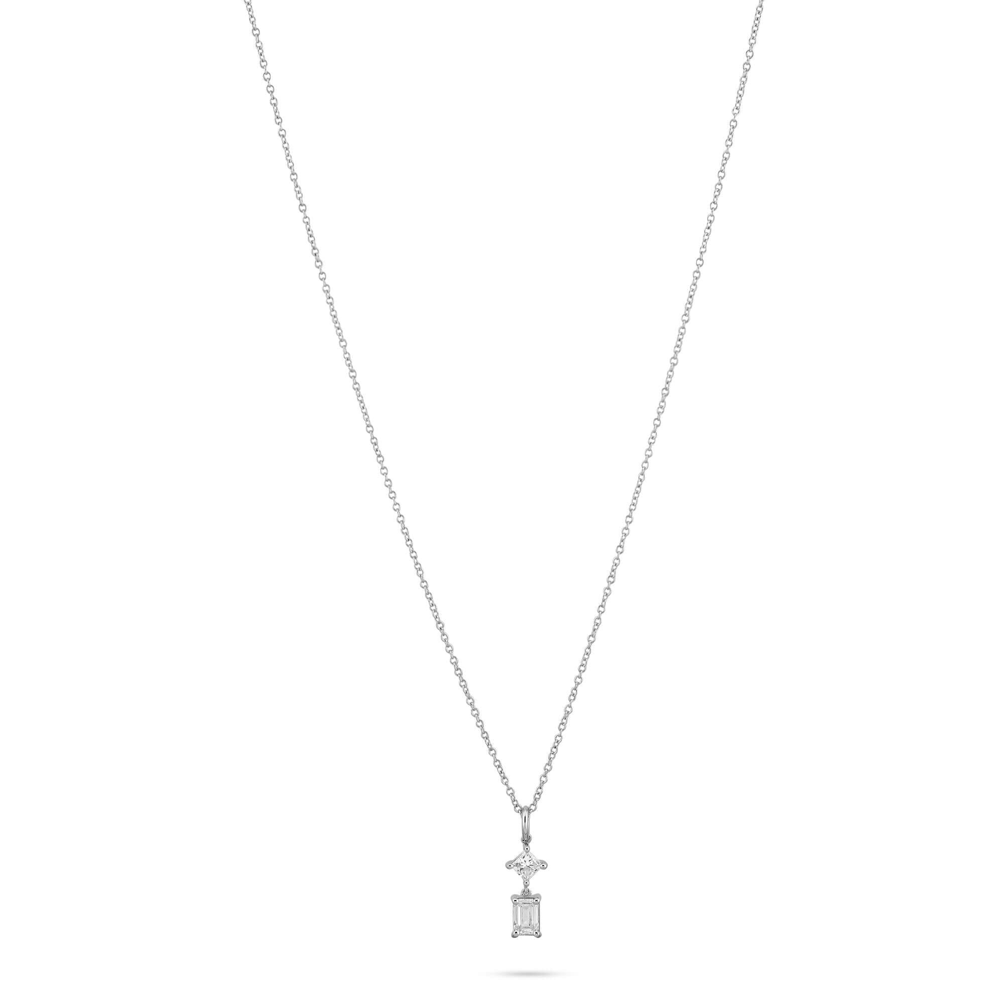 LAB-Created Grand Looking Glass Necklace - 4