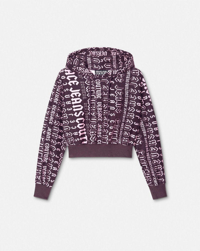Logomania Crop Hoodie 1