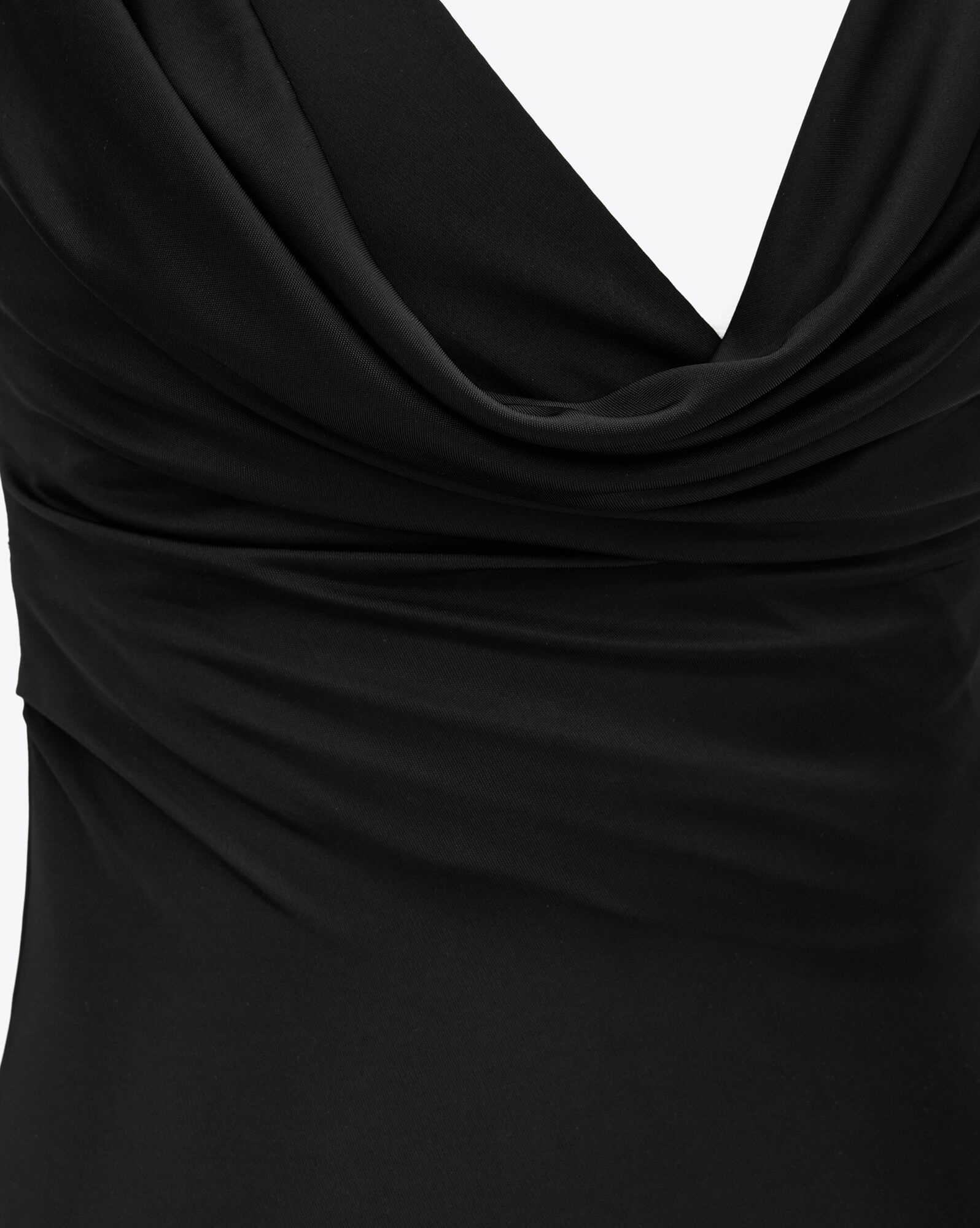 cowlneck dress in knit - 3
