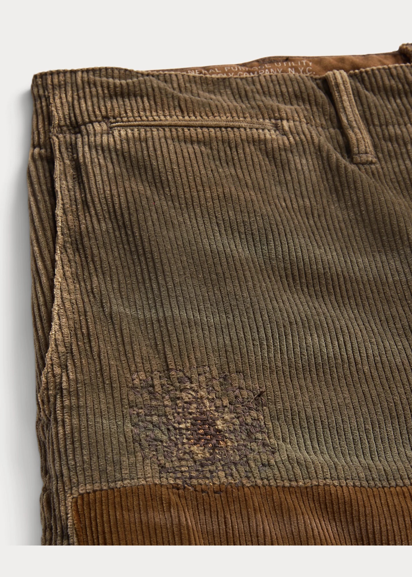 RRL by Ralph Lauren Distressed Corduroy Field Pant | REVERSIBLE