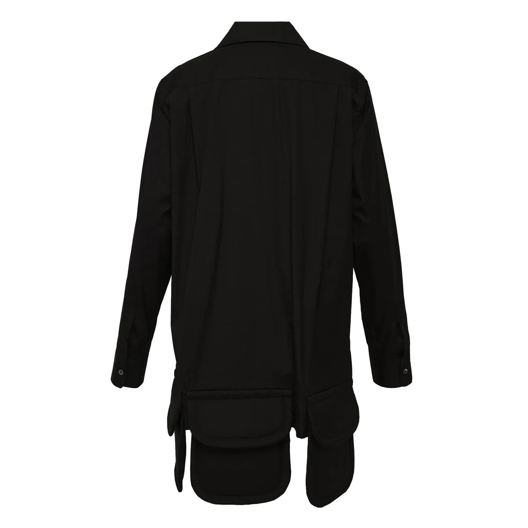 Pocket Hem Blouse - 2