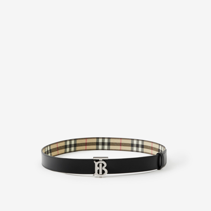Reversible Monogram Motif Vintage Check Belt 3