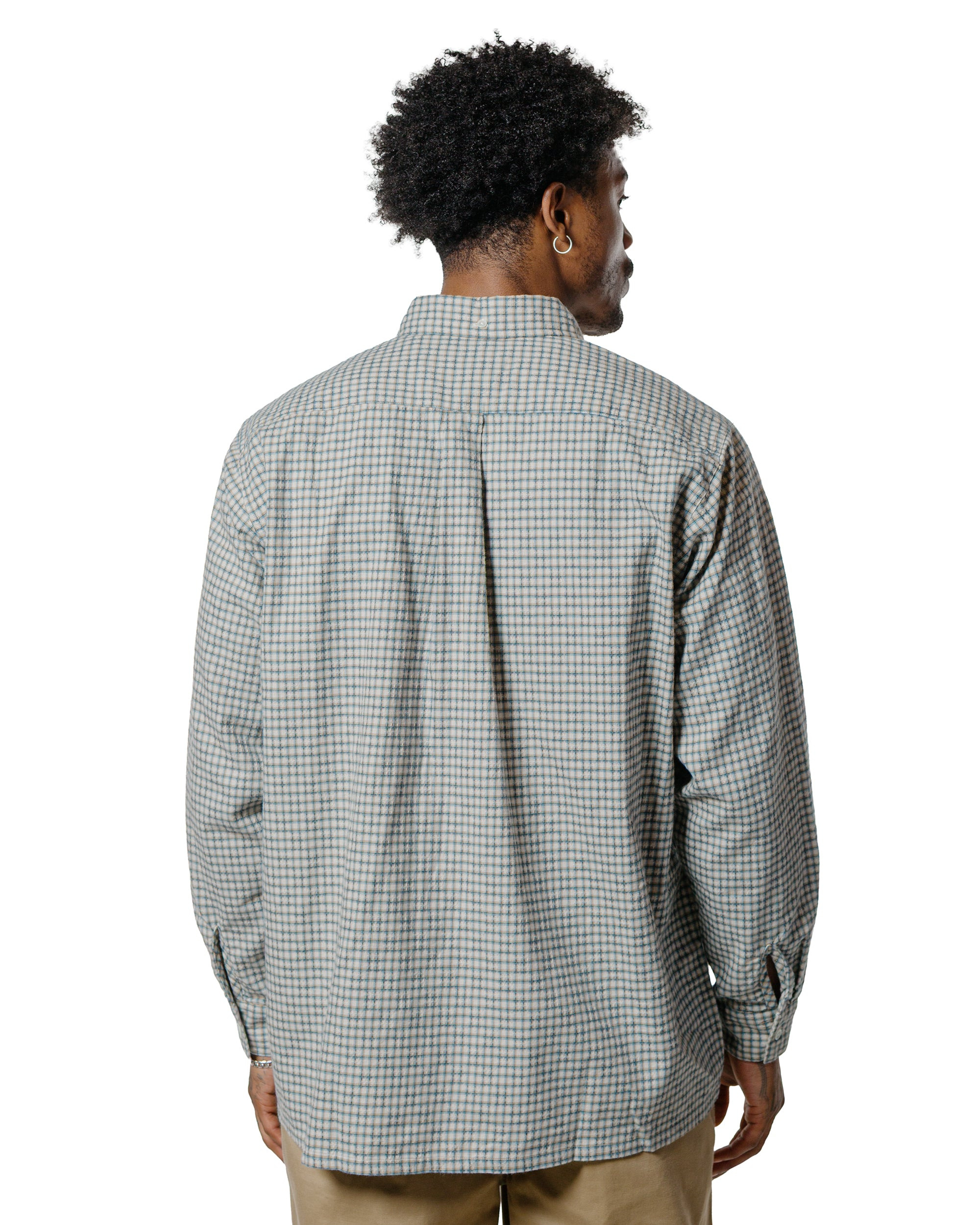 Open B.D. Dobby Plaid White - 3